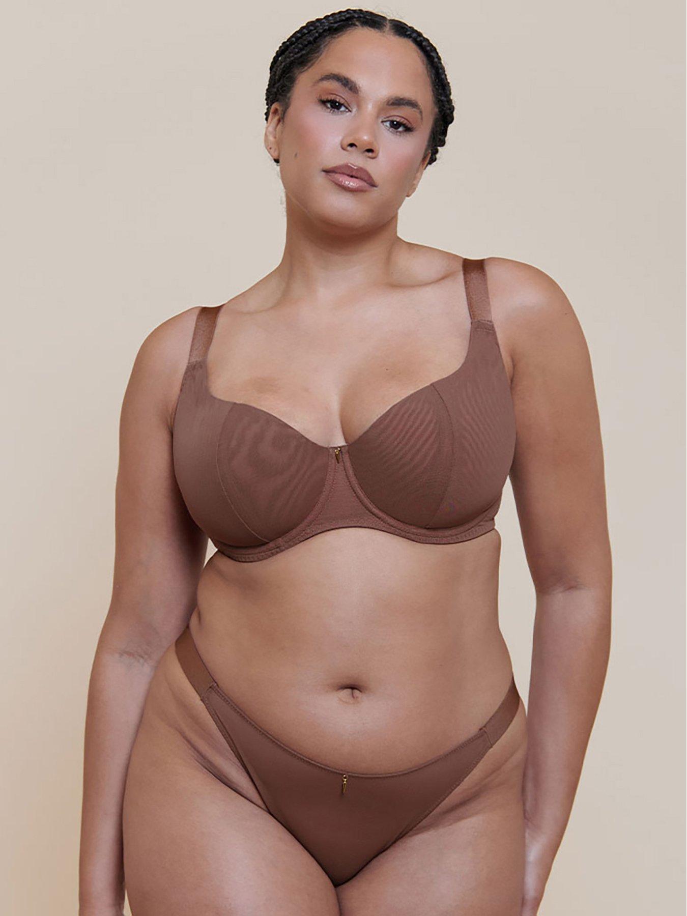 Image 3 of 6 of Curvy Kate Cool Cat Tanga - Coffee