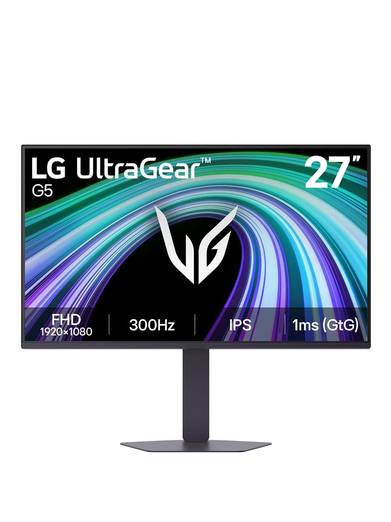 Image 1 of 7 of LG 27" UltraGear G5 Gaming Monitor - 300Hz, FHD, IPS, 1ms response, NVIDIA G-SYNC, Black