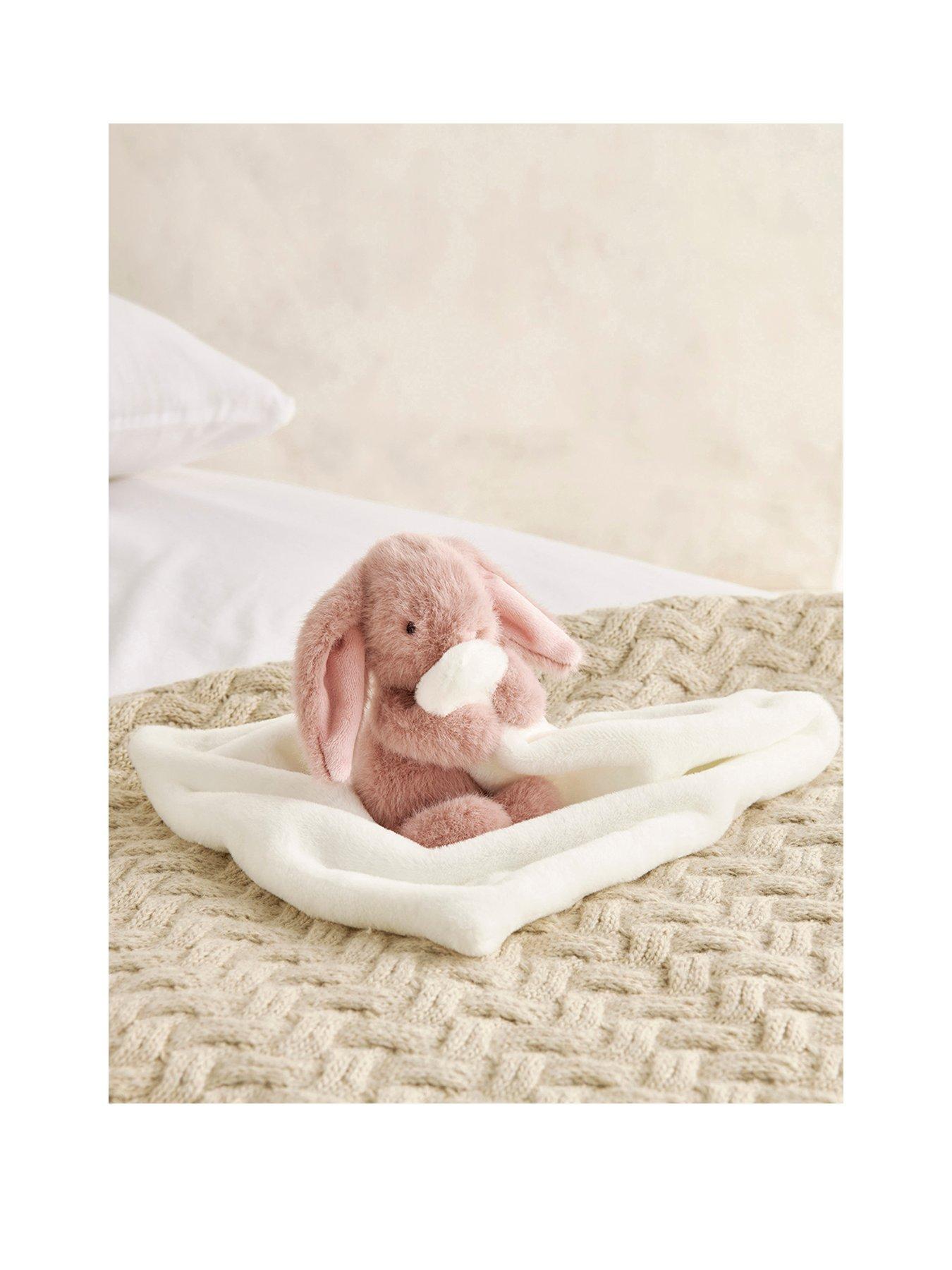 Mamas & Papas Millie Bunny Comforter in Dusty Pink for Newborns - Image 3