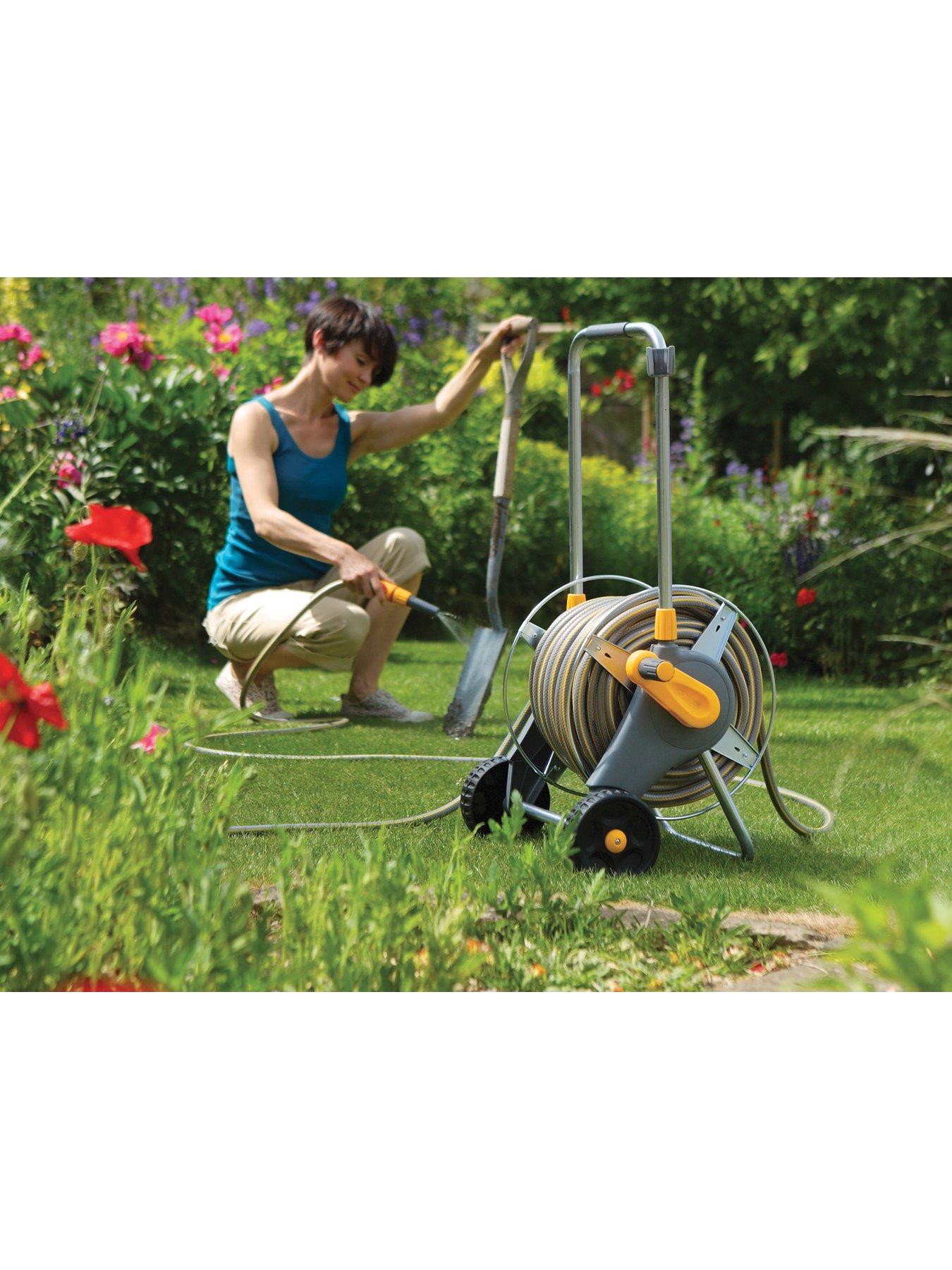 Image 3 of 3 of Hozelock 2436 60m Metal Pro Hose Cart & 30m of 12.5mm Hose