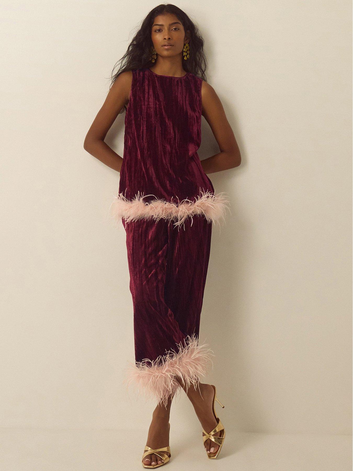 Image 4 of 7 of Monsoon Emma Velvet Top