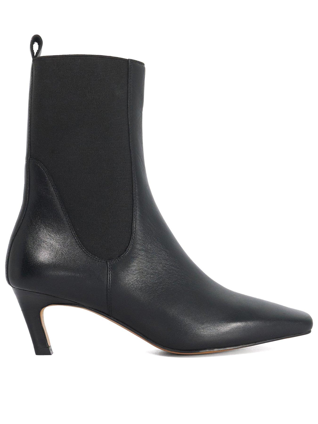 Image 1 of 6 of Dune London Odela Low Boot - Black