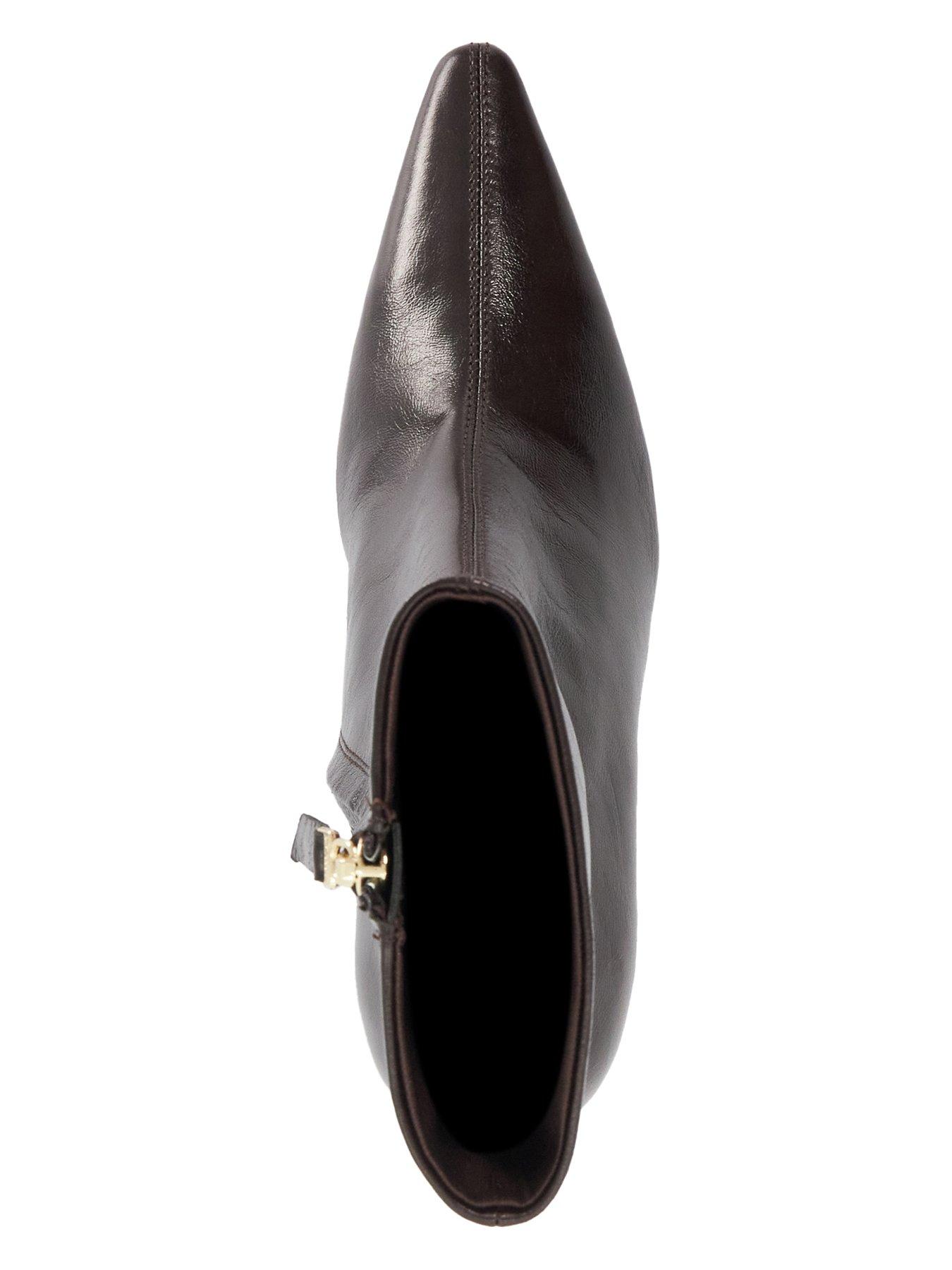 Image 4 of 6 of Dune London Omara Low Boot - Dark Brown