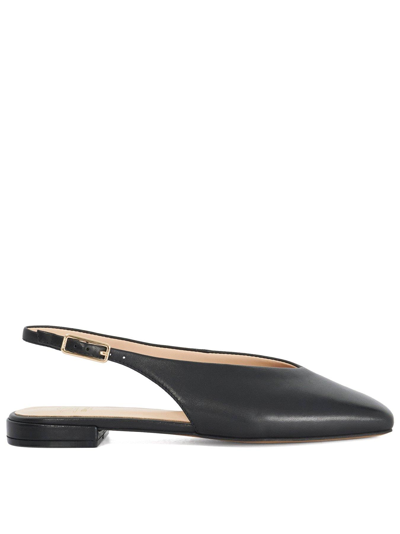 Image 1 of 5 of Dune London Heartbeat Casual Ballet Flat - Black