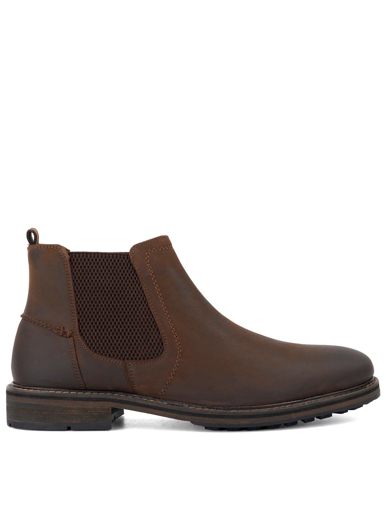 Image 1 of 6 of Dune London Chorleys Dune Mens Wide Fit - Brown