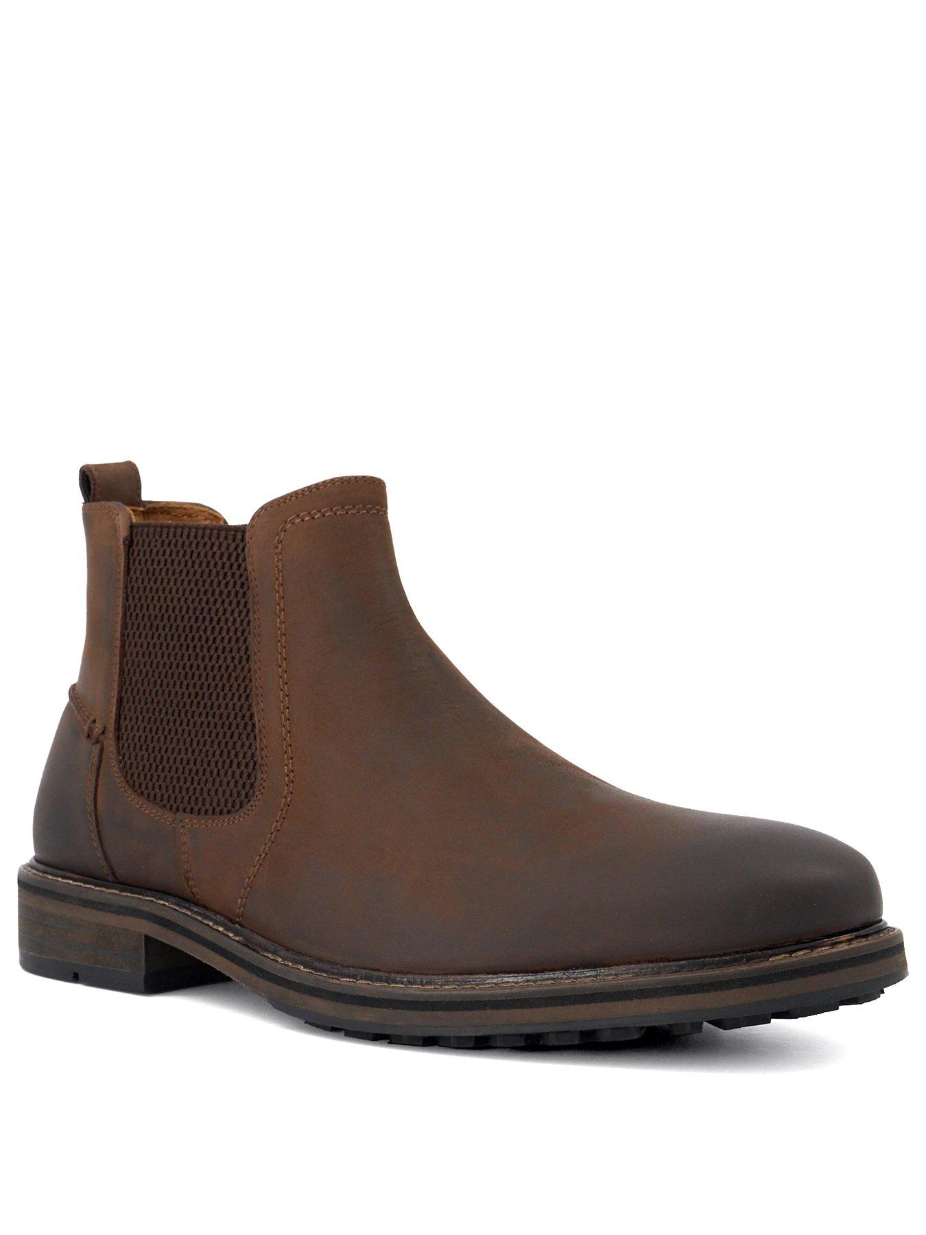 Image 2 of 6 of Dune London Chorleys Dune Mens Wide Fit - Brown