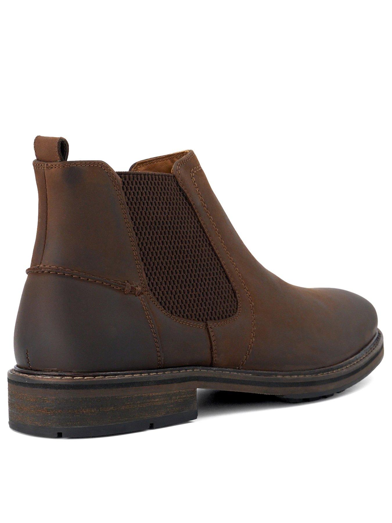 Image 3 of 6 of Dune London Chorleys Dune Mens Wide Fit - Brown