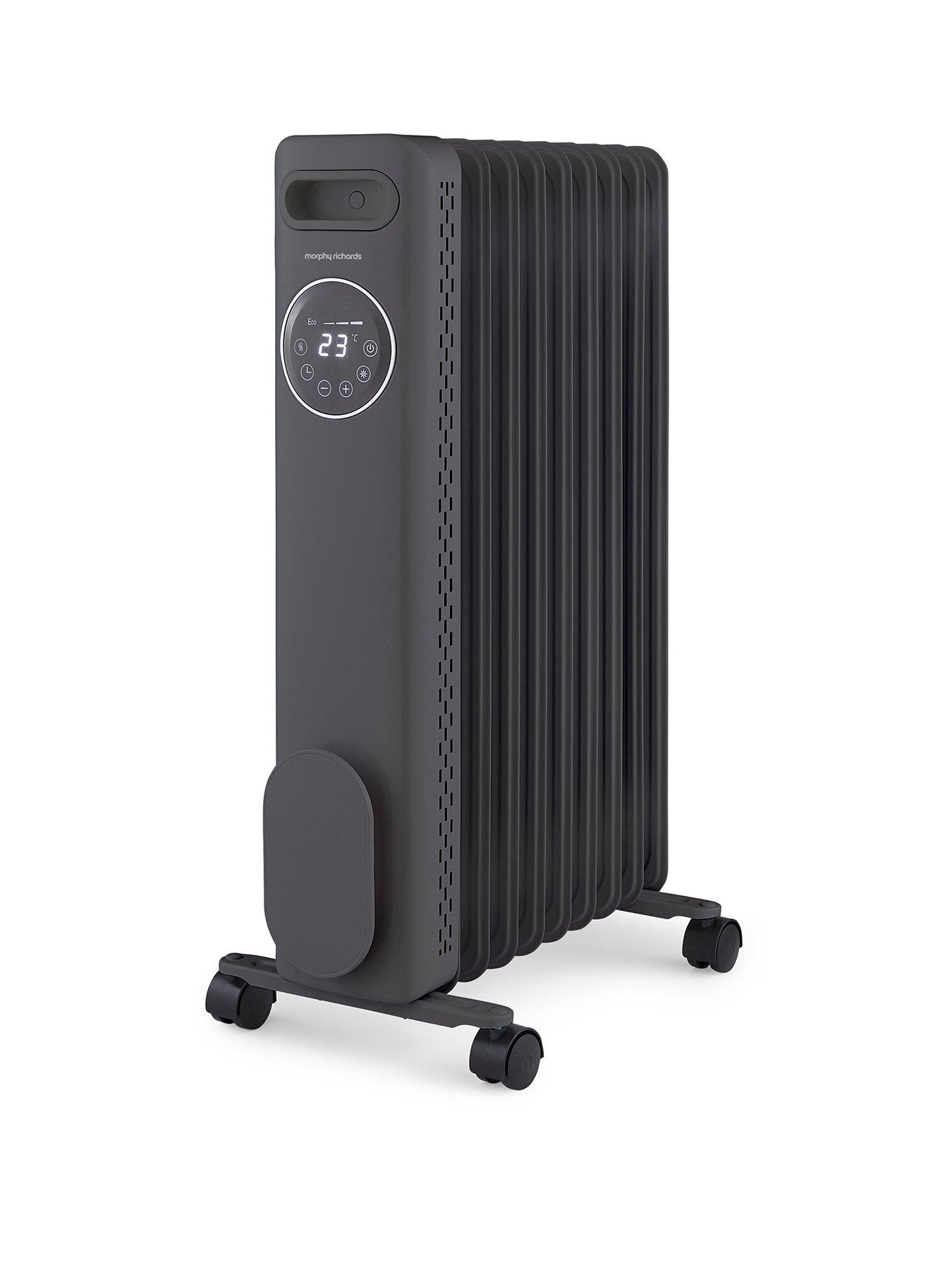 B&Q -  Heatflux 2Kw Digital Oil Filled Radiator With Remote Control Grey - Image 5