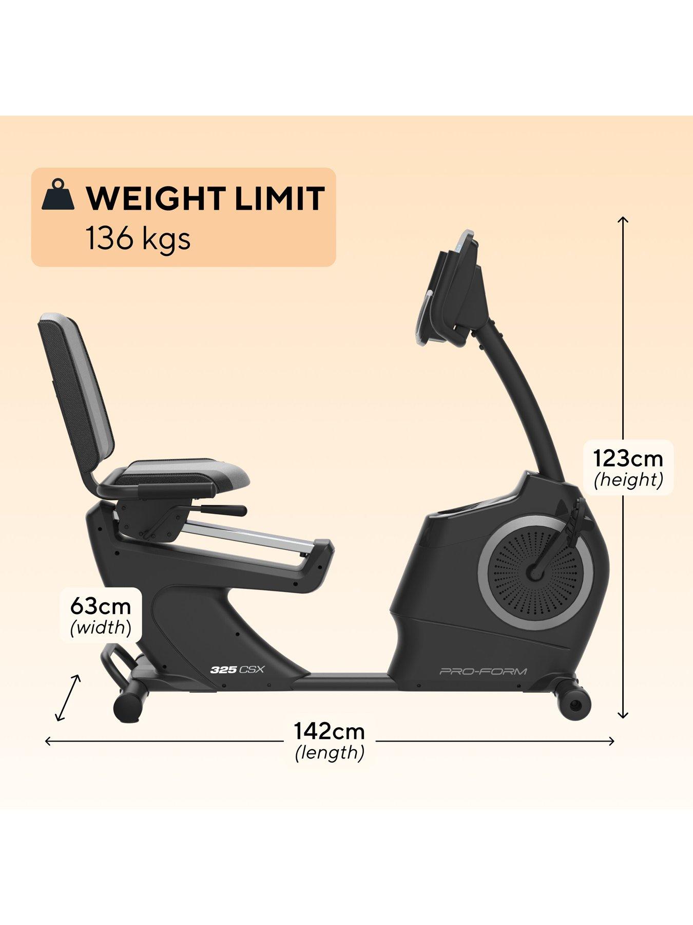 Image 6 of 8 of ProForm Proform 325 Csx Recumbent Exercise Bike