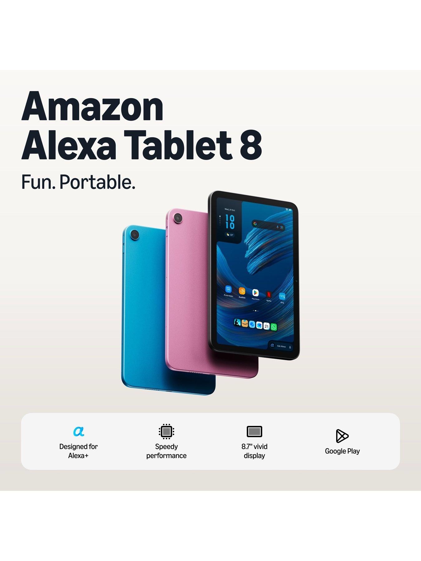 Image 2 of 7 of Amazon Alexa Tablet 8 (2026 release) - Rosette, 4GB, 128GB