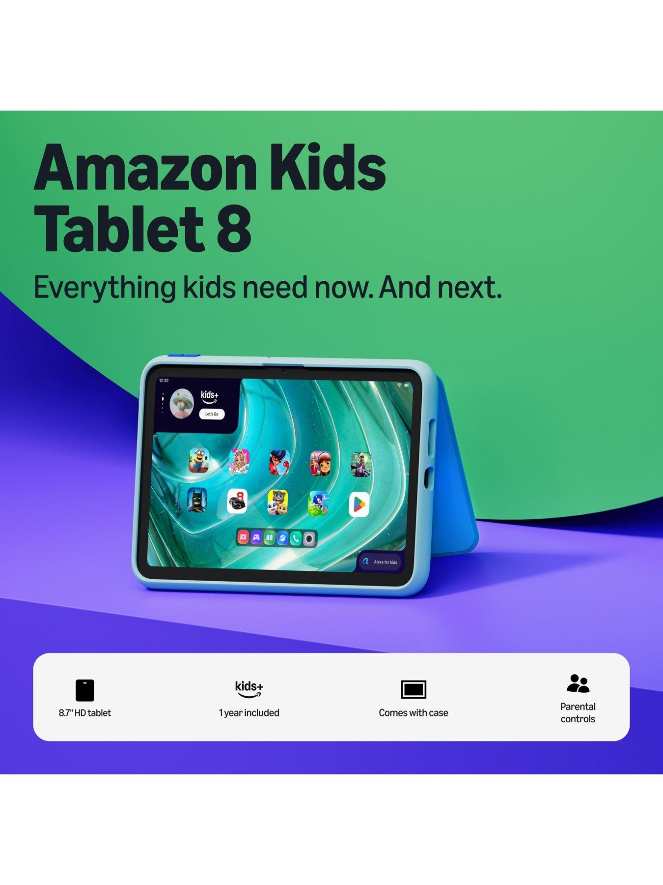 Image 2 of 7 of Amazon Kids Tablet 8 (2026 release) - Aquatic, 4GB, 64GB