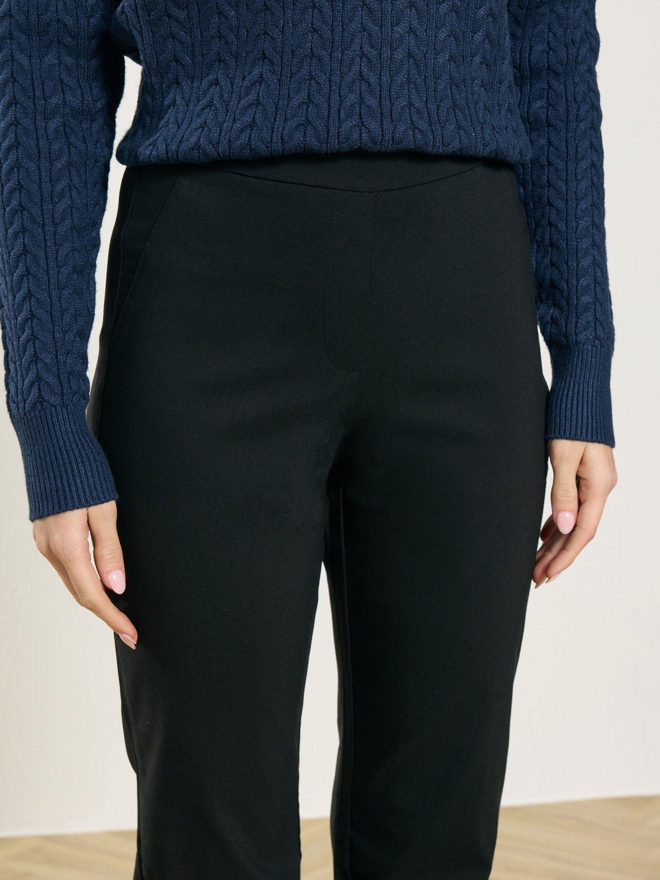 Image 4 of 4 of M&Co Petite Petite Bootcut Bengaline Trouser 27"