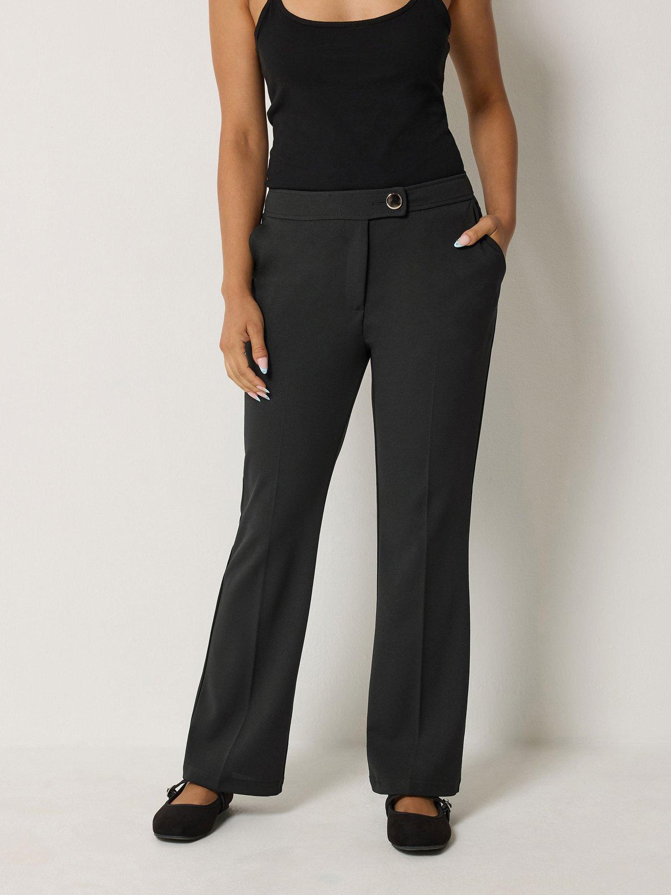 Image 1 of 4 of M&Co Petite Petite Tailored Bootcut Trouser 27"