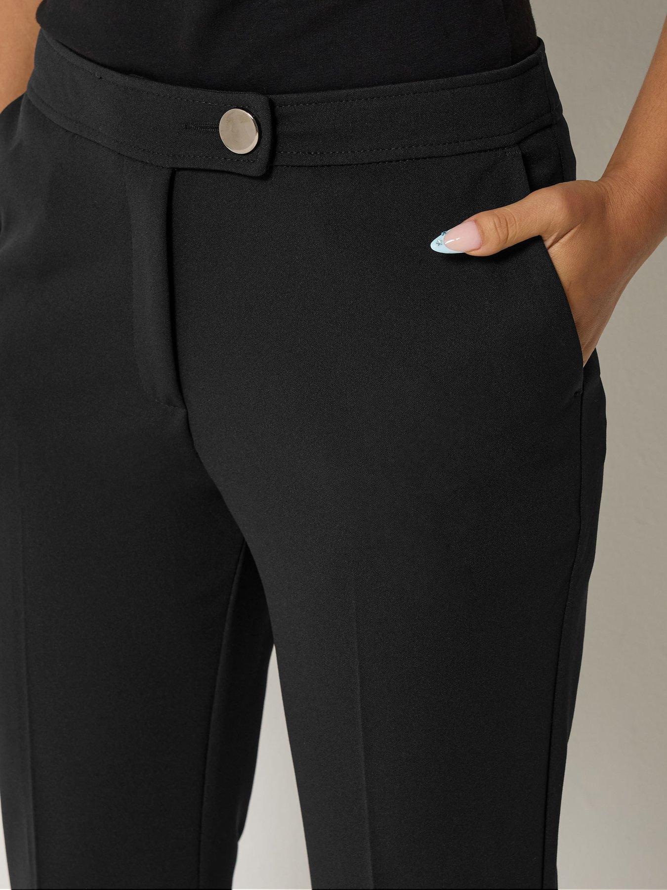 Image 4 of 4 of M&Co Petite Petite Tailored Bootcut Trouser 27"