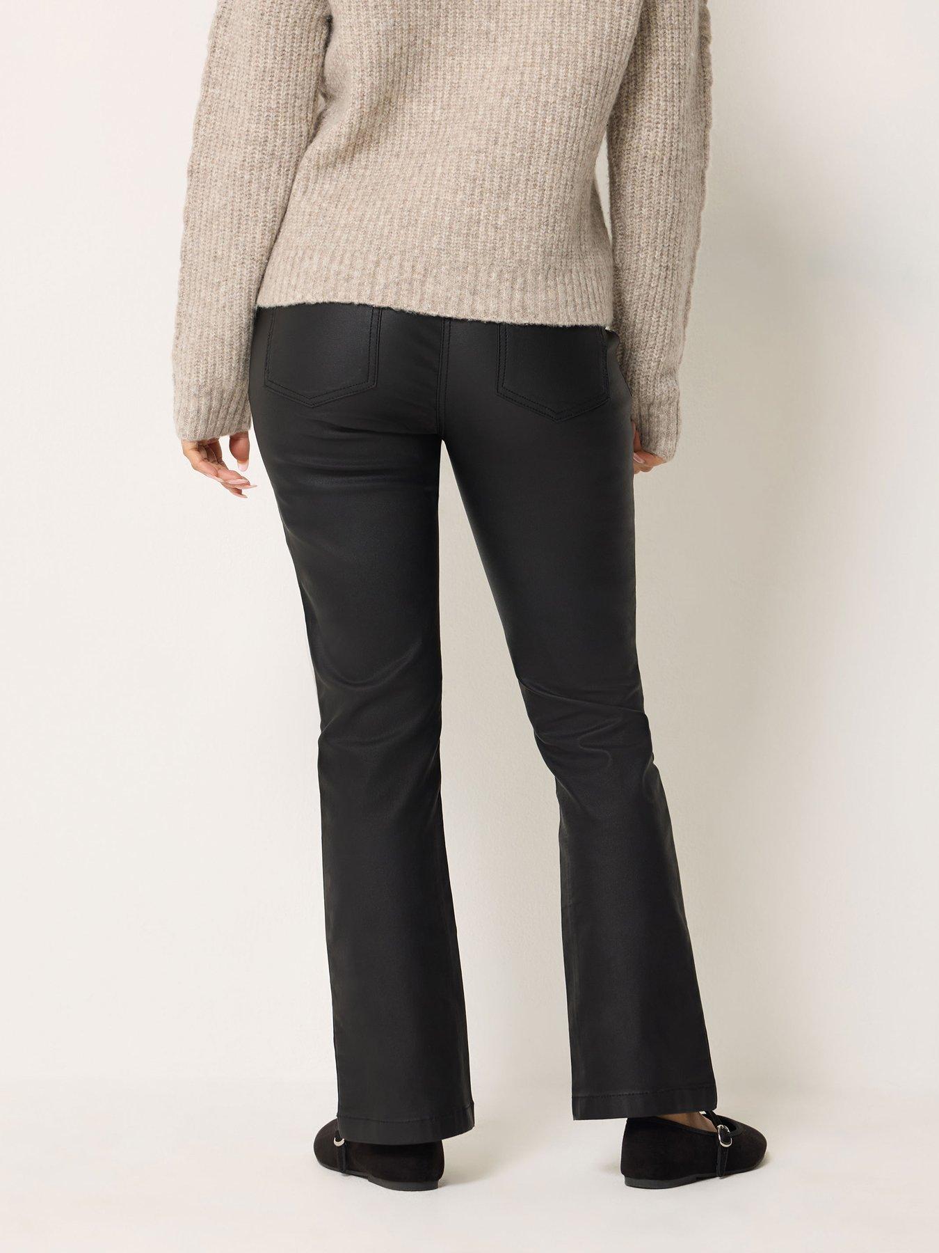 Image 2 of 4 of M&Co Petite Petite Coated Bootcut Jean 27"