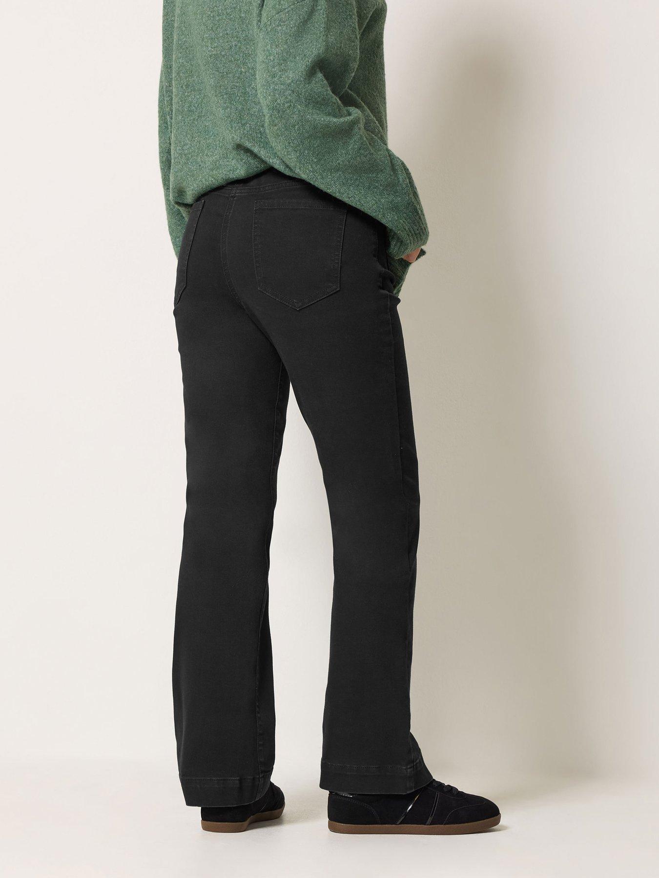 Image 2 of 4 of M&Co Petite Petite Front Pocket Flare Jean 27"