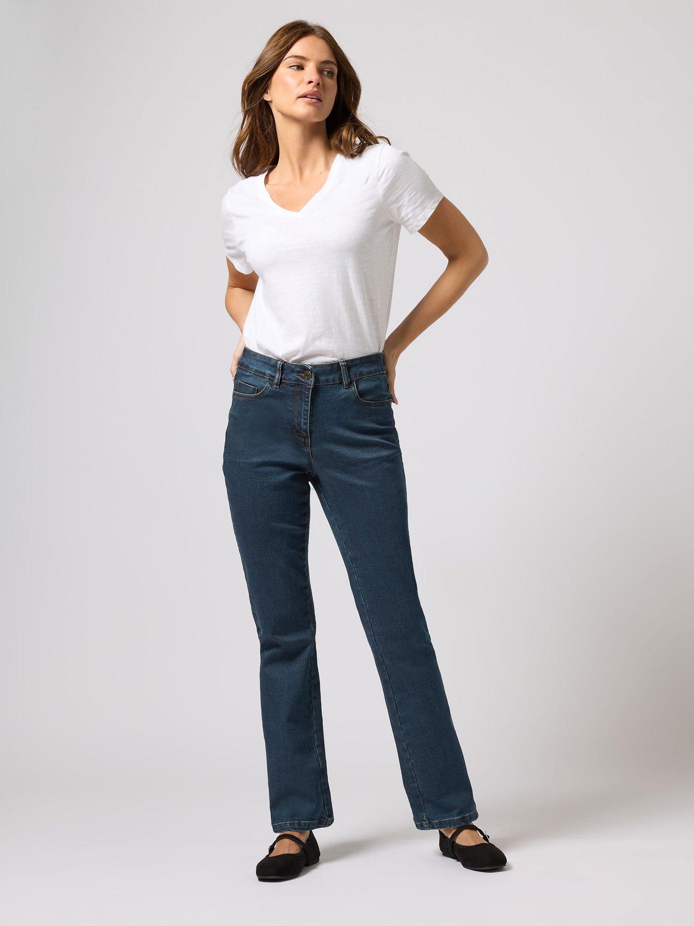Image 3 of 4 of M&Co Petite Petite Indigo Bootcut Jean 27"