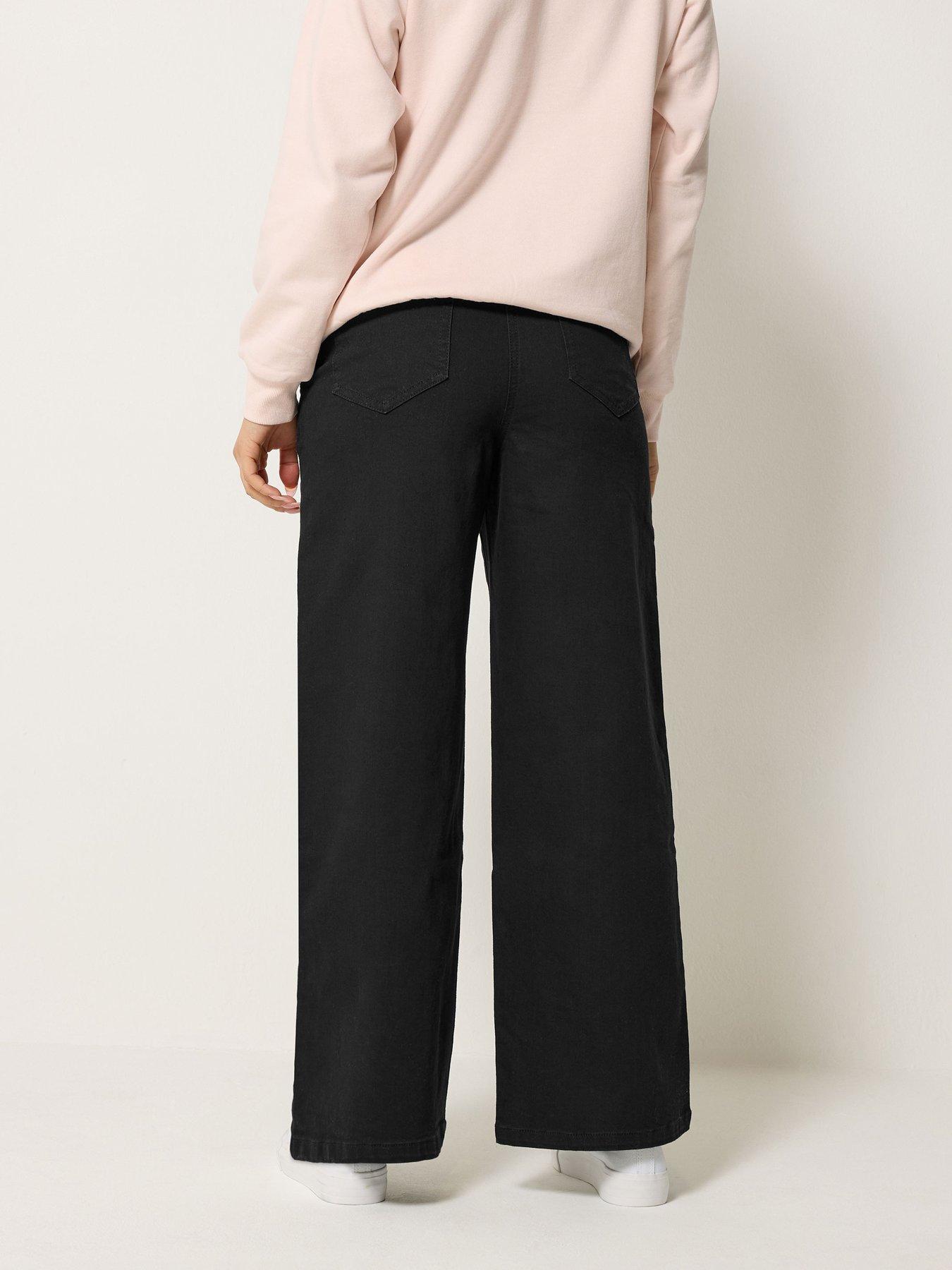 Image 2 of 4 of M&Co Petite Petite Wide Leg Jean 27"