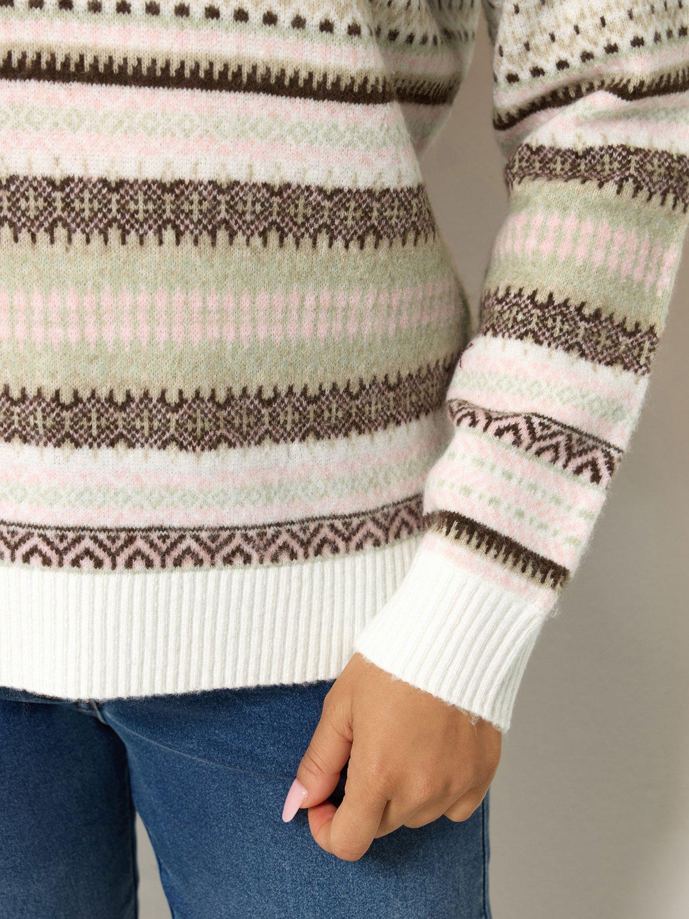 Image 4 of 4 of M&Co Petite Petite Fairisle Jumper