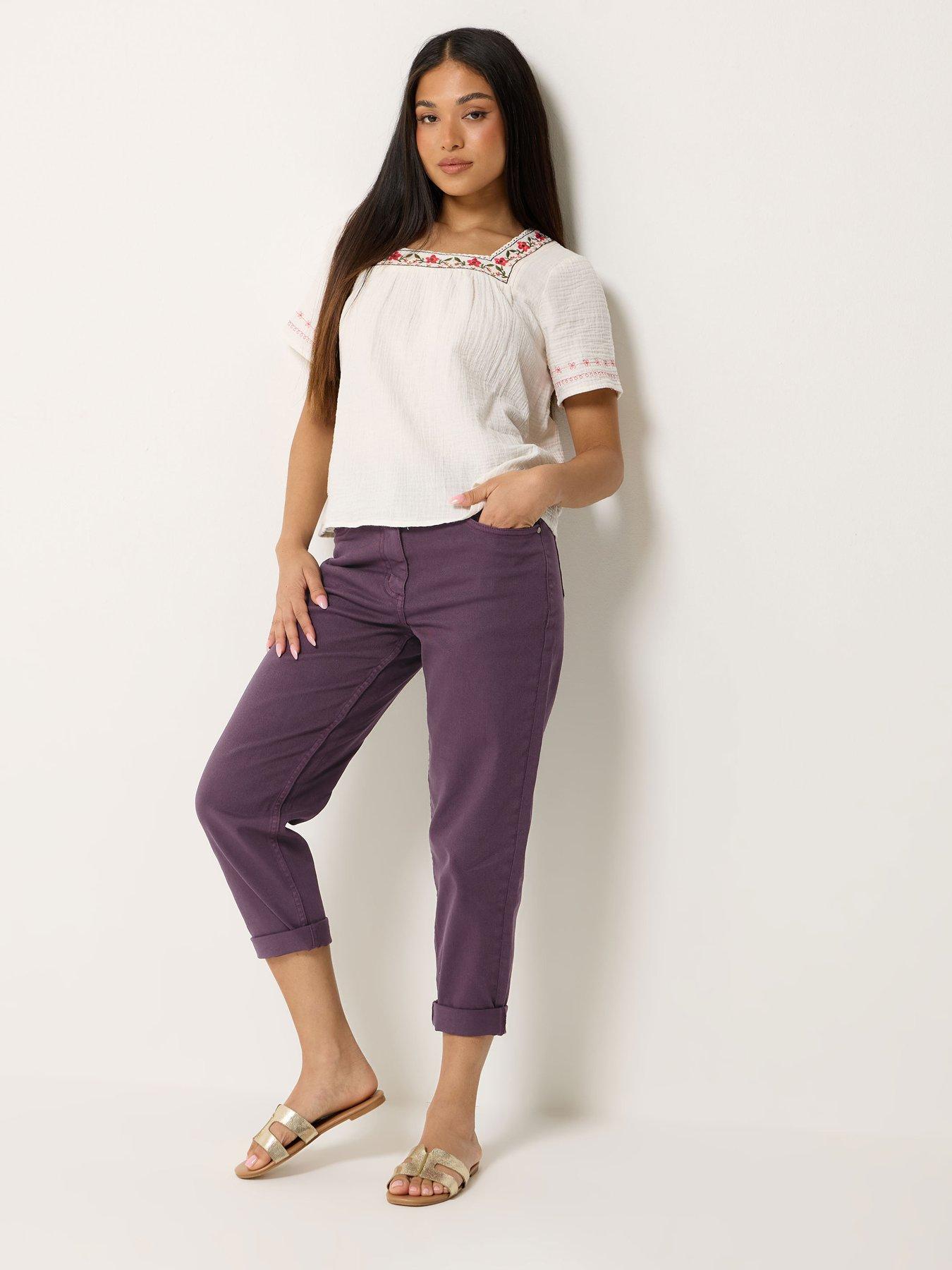 Image 1 of 4 of M&Co Petite Petite Mom Jean 27"