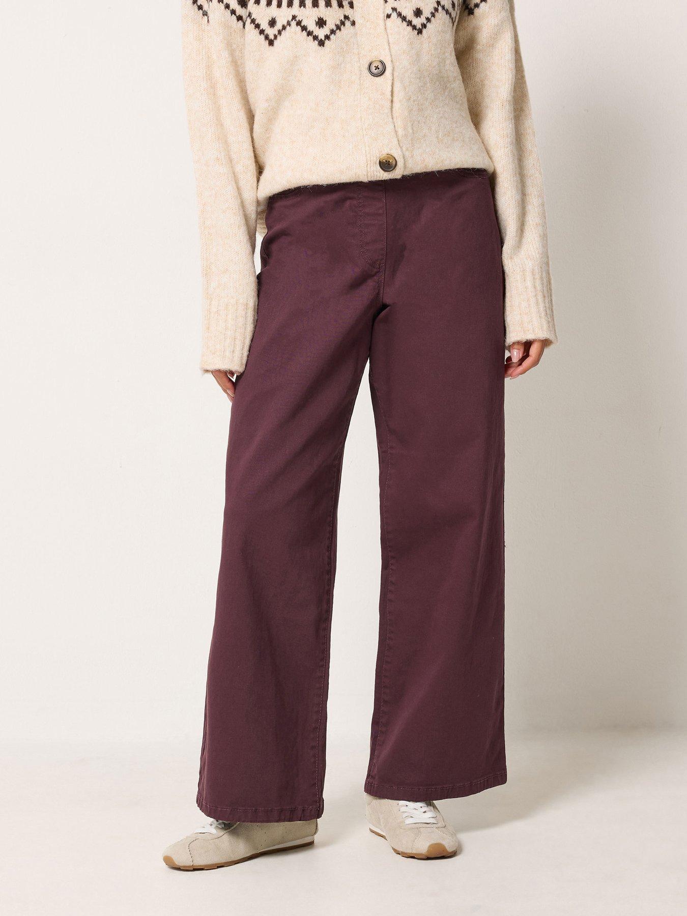 Image 1 of 4 of M&Co Petite Petite Wide Leg Jegging 27"