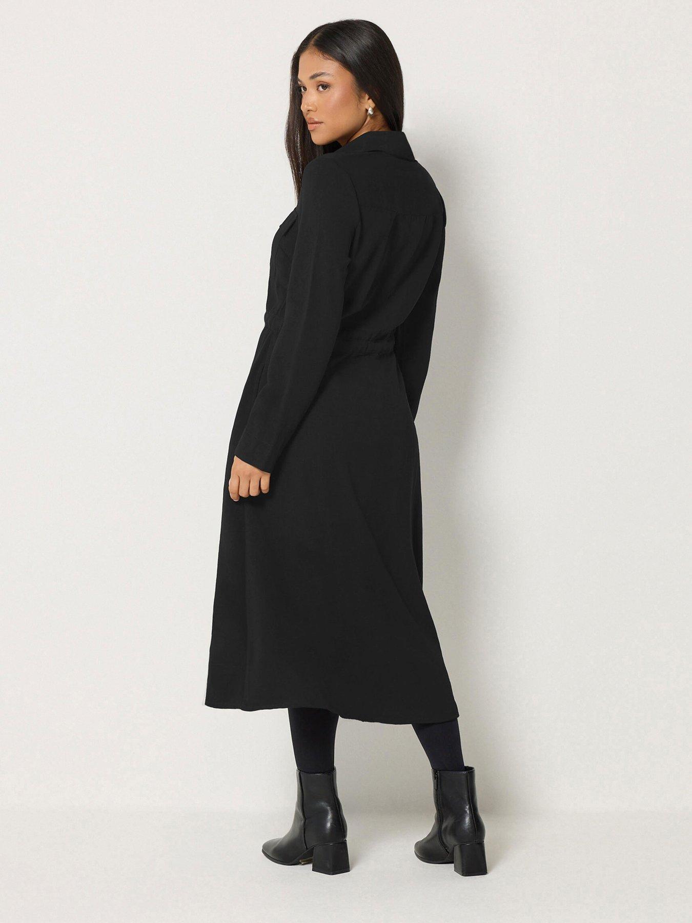 Image 2 of 4 of M&Co Petite Petite Utility Shirt Dress