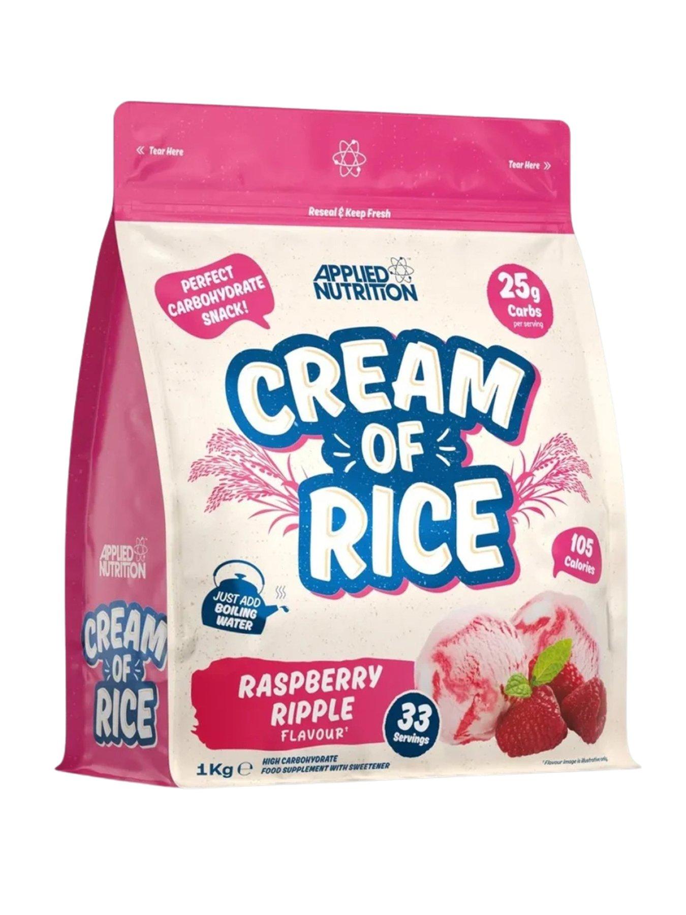 Applied Nutrition Cream of Rice - High Carbohydrate Cream of Rice Supplement, Source of Energy for Breakfast & Snacks, Easy to Digest, Low Sugar, Low Fat, Vegan, 1kg (Raspberry Ripple) - Image 5