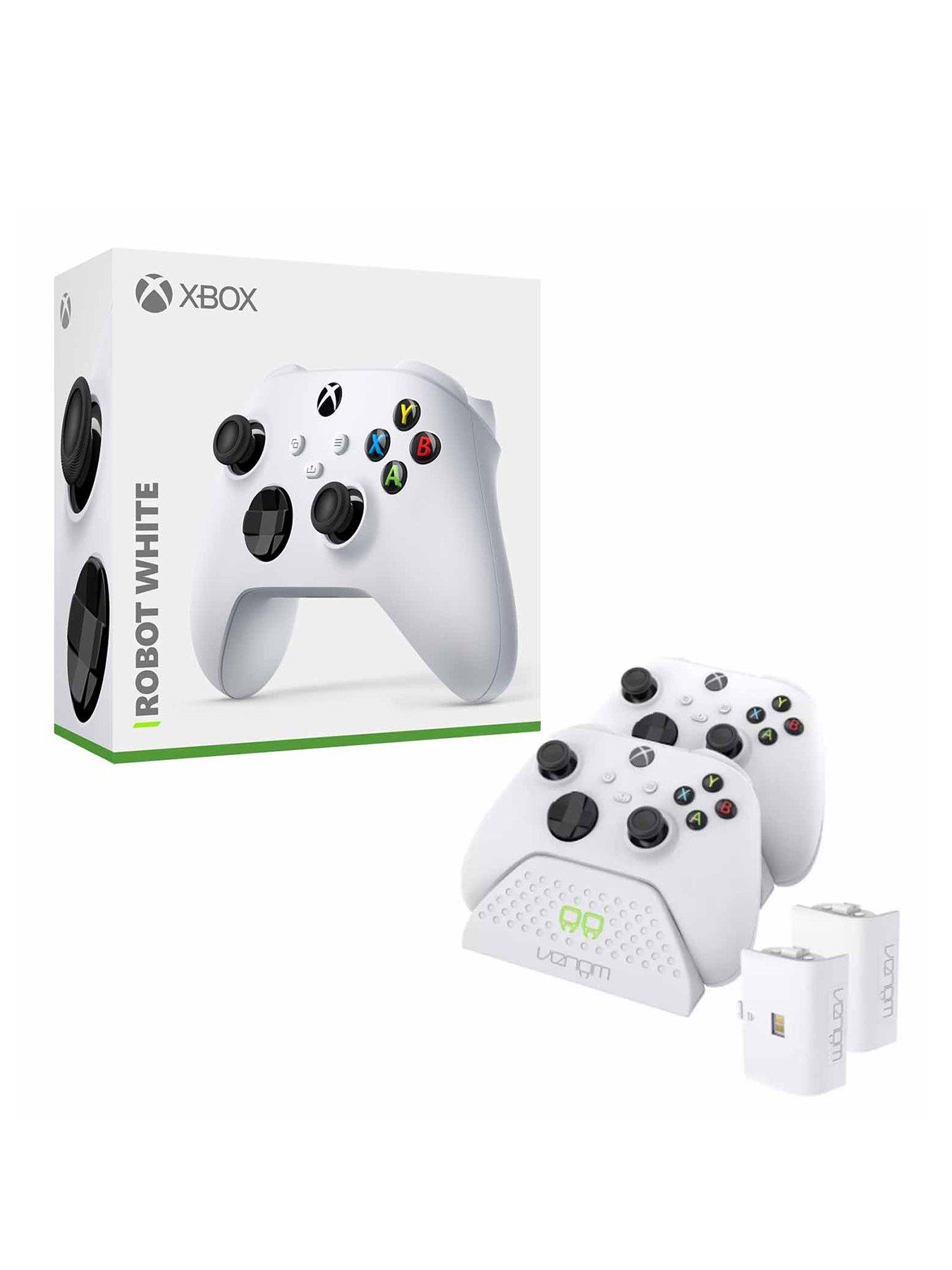 Image 1 of 1 of Xbox WIRELESS CONTROLLER ROBOT WHITE & TWIN DOCKING STATION SERIES S