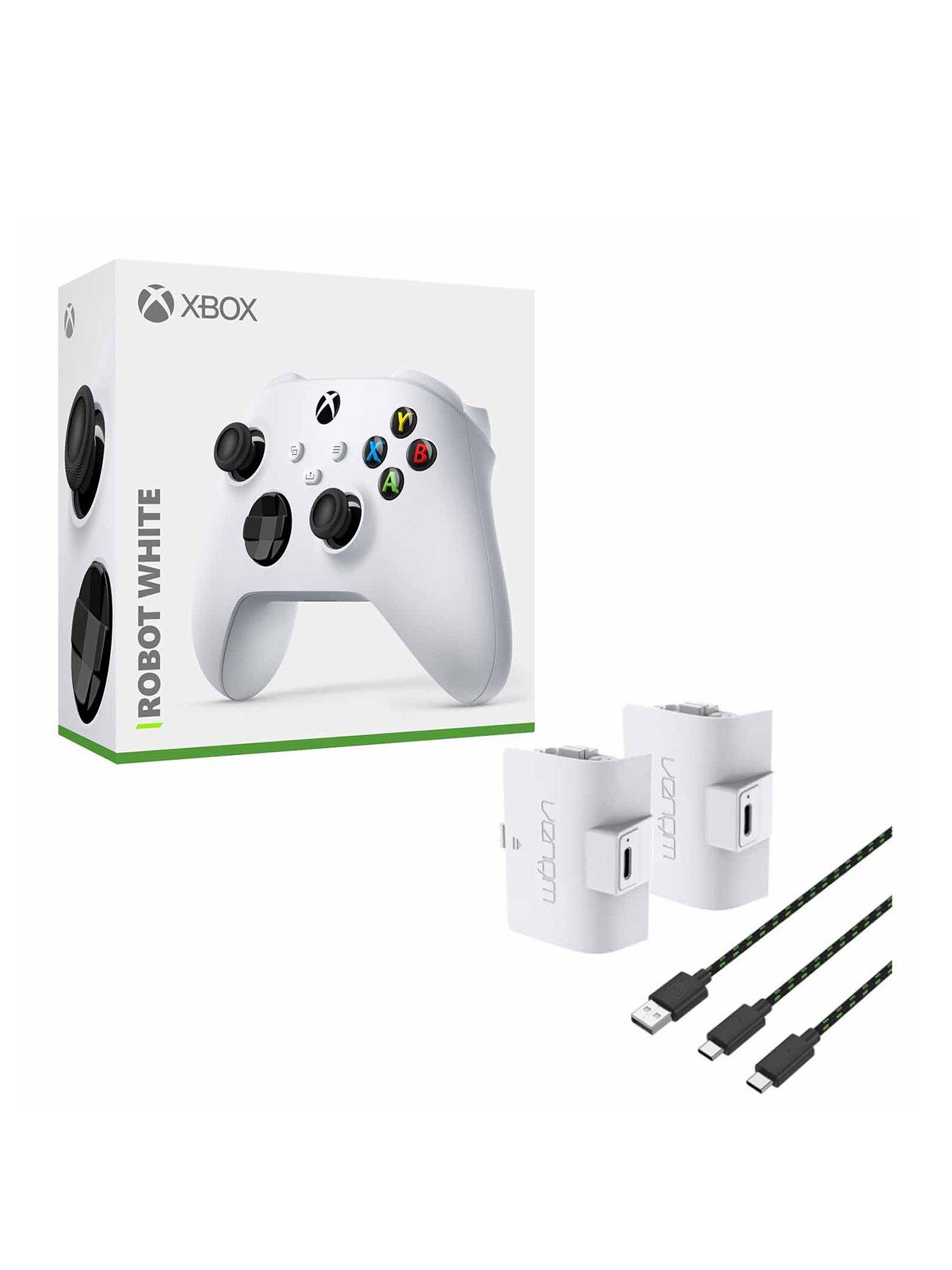 Image 1 of 1 of Xbox WIRELESS CONTROLLER ROBOT WHITE & DOUBLE BATTERY PACK SERIES S