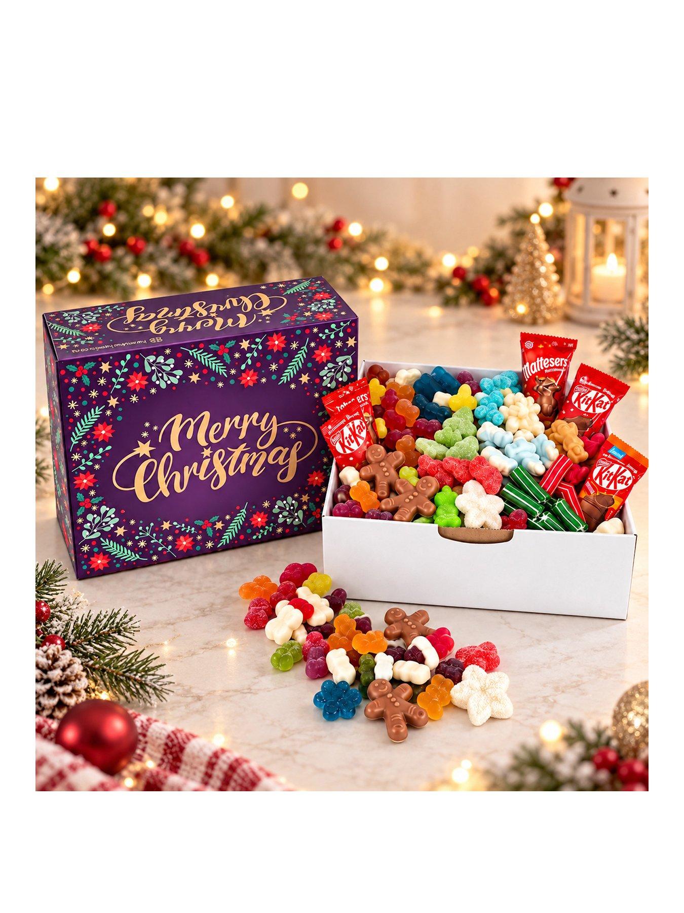 Image 1 of 2 of Funky Hampers Merry Christmas Sweets & Chocolate Box
