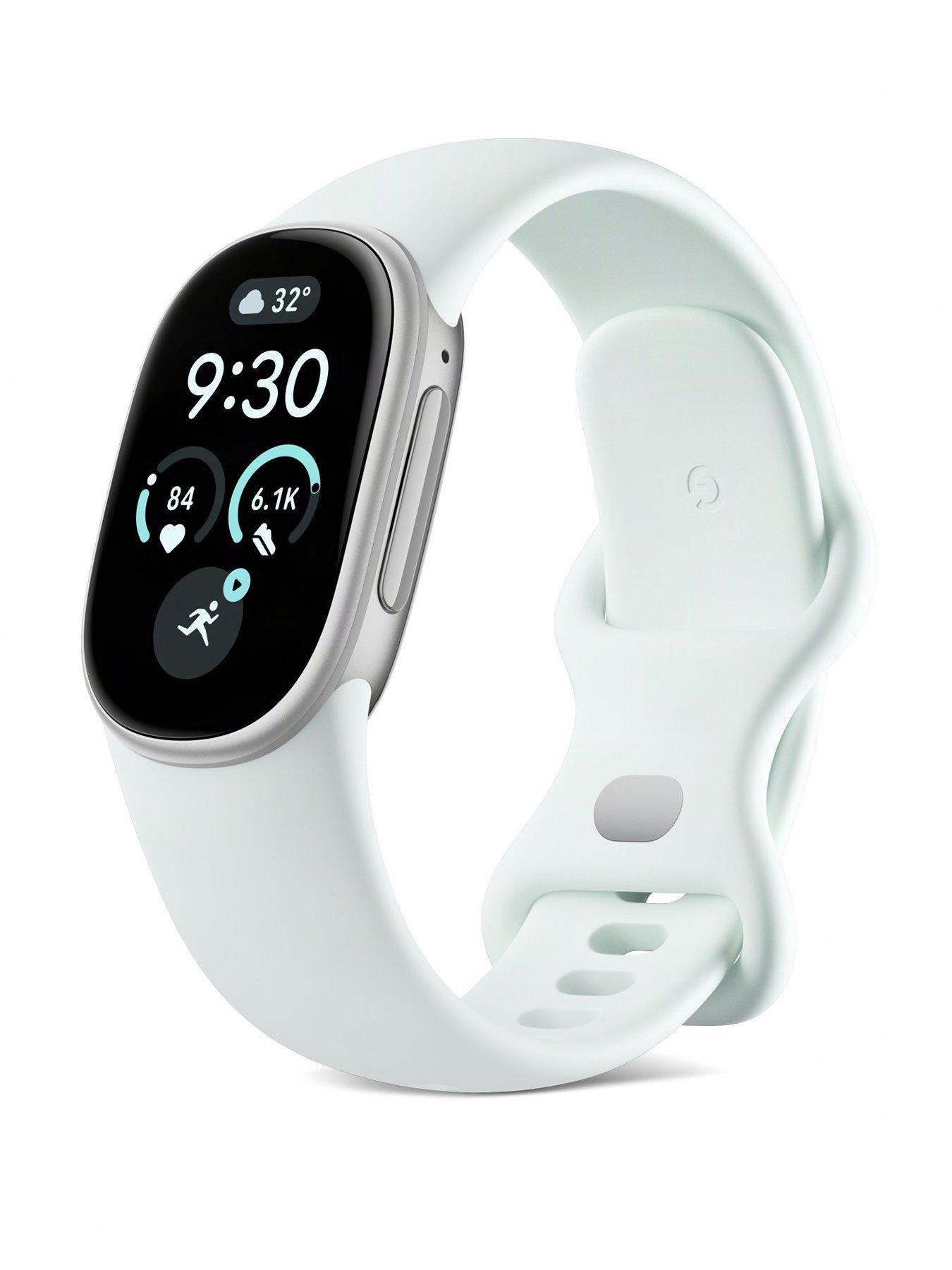 Image 1 of 6 of Fitbit Google Fitbit Edge Fog/Satin Silver