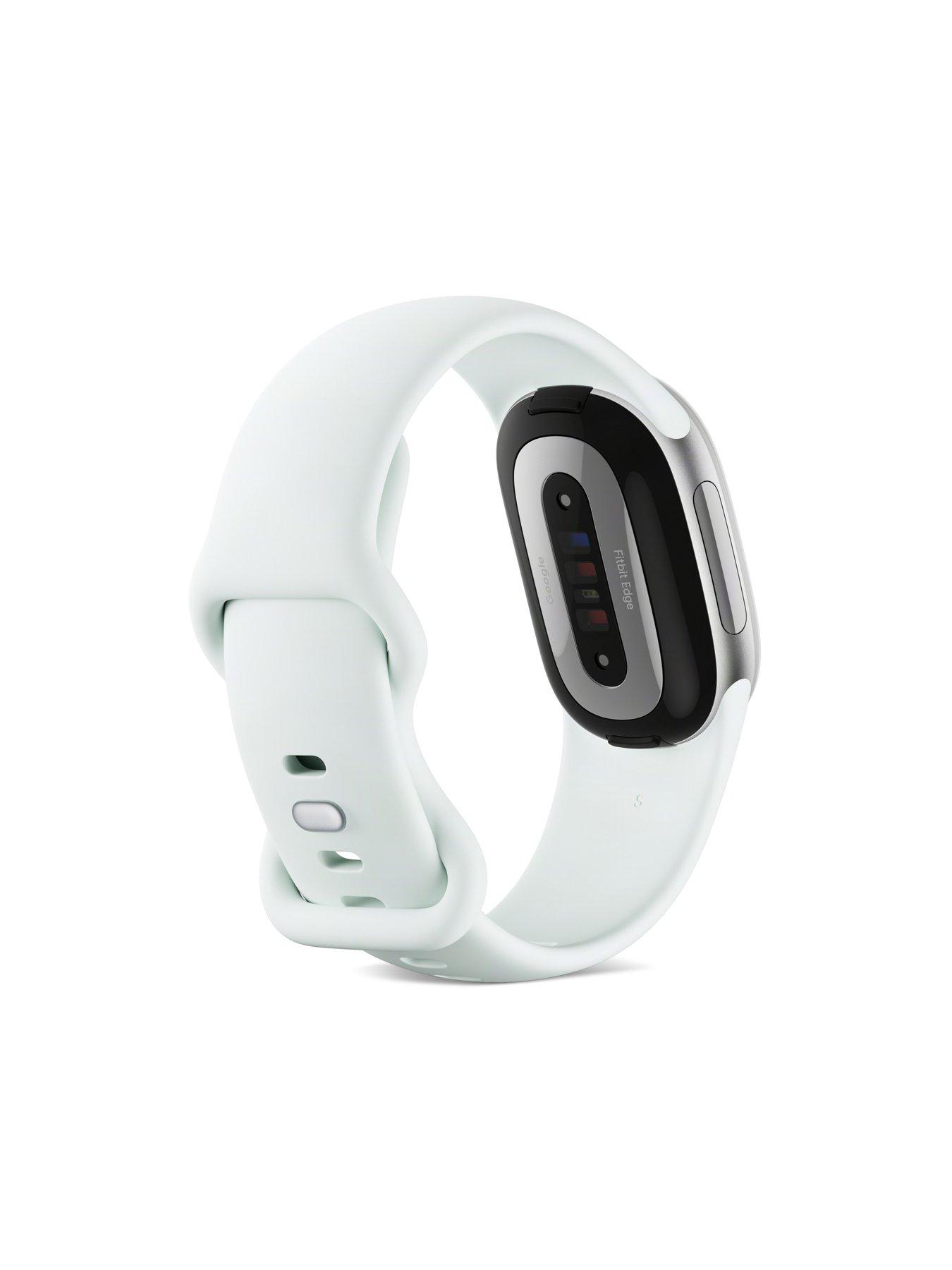 Image 4 of 6 of Fitbit Google Fitbit Edge Fog/Satin Silver
