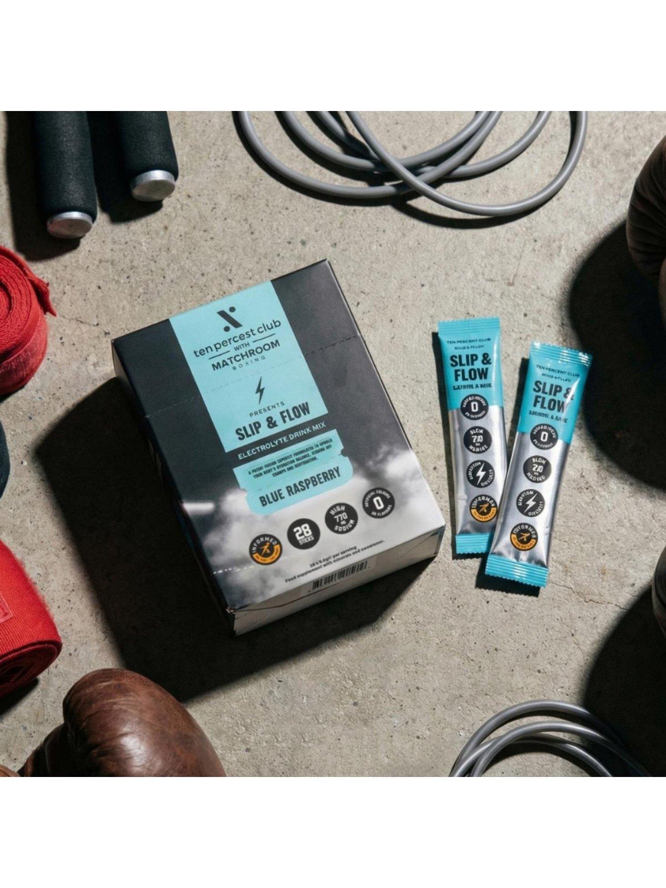 Image 3 of 4 of Ten Percent Club Slip & Flow Electrolytes - Blue Raspbery - 28 sachets