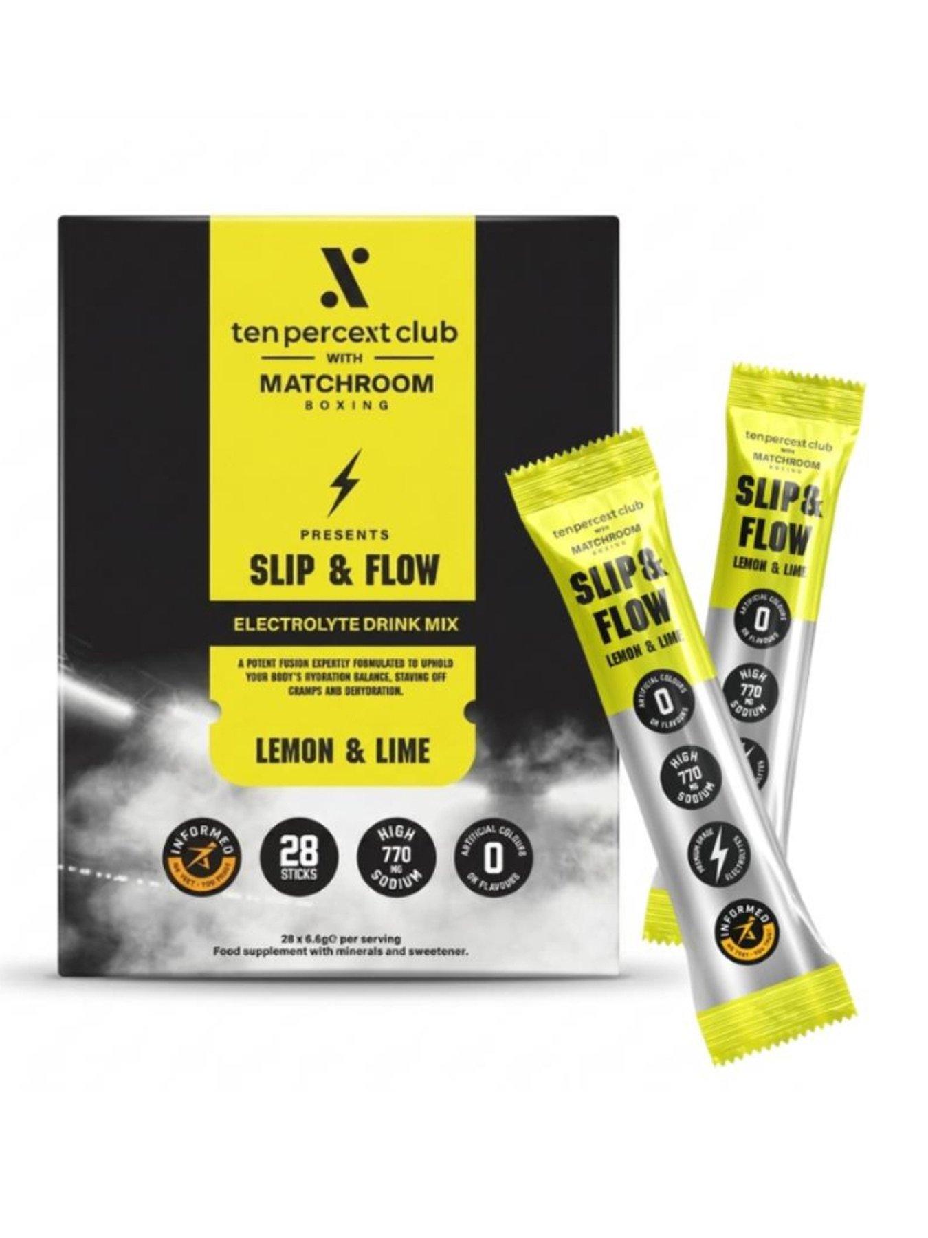 Image 1 of 4 of Ten Percent Club Slip & Flow Electrolytes - Lemon & Lime - 28 sachets