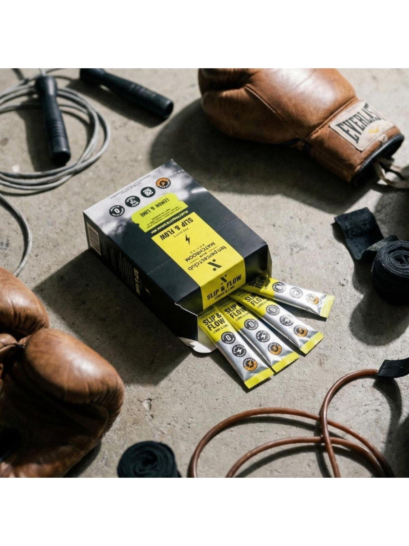 Image 4 of 4 of Ten Percent Club Slip & Flow Electrolytes - Lemon & Lime - 28 sachets