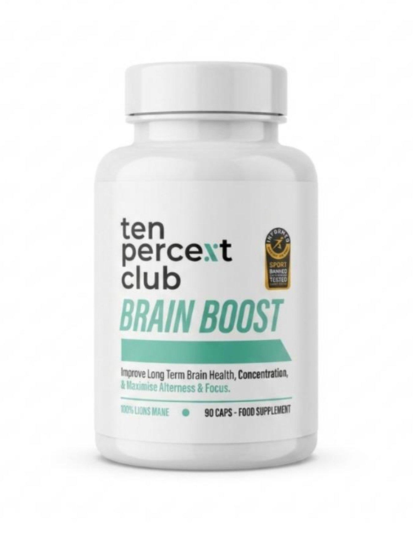 Image 1 of 6 of Ten Percent Club Brain Boost - Unflavoured - 90 capsules