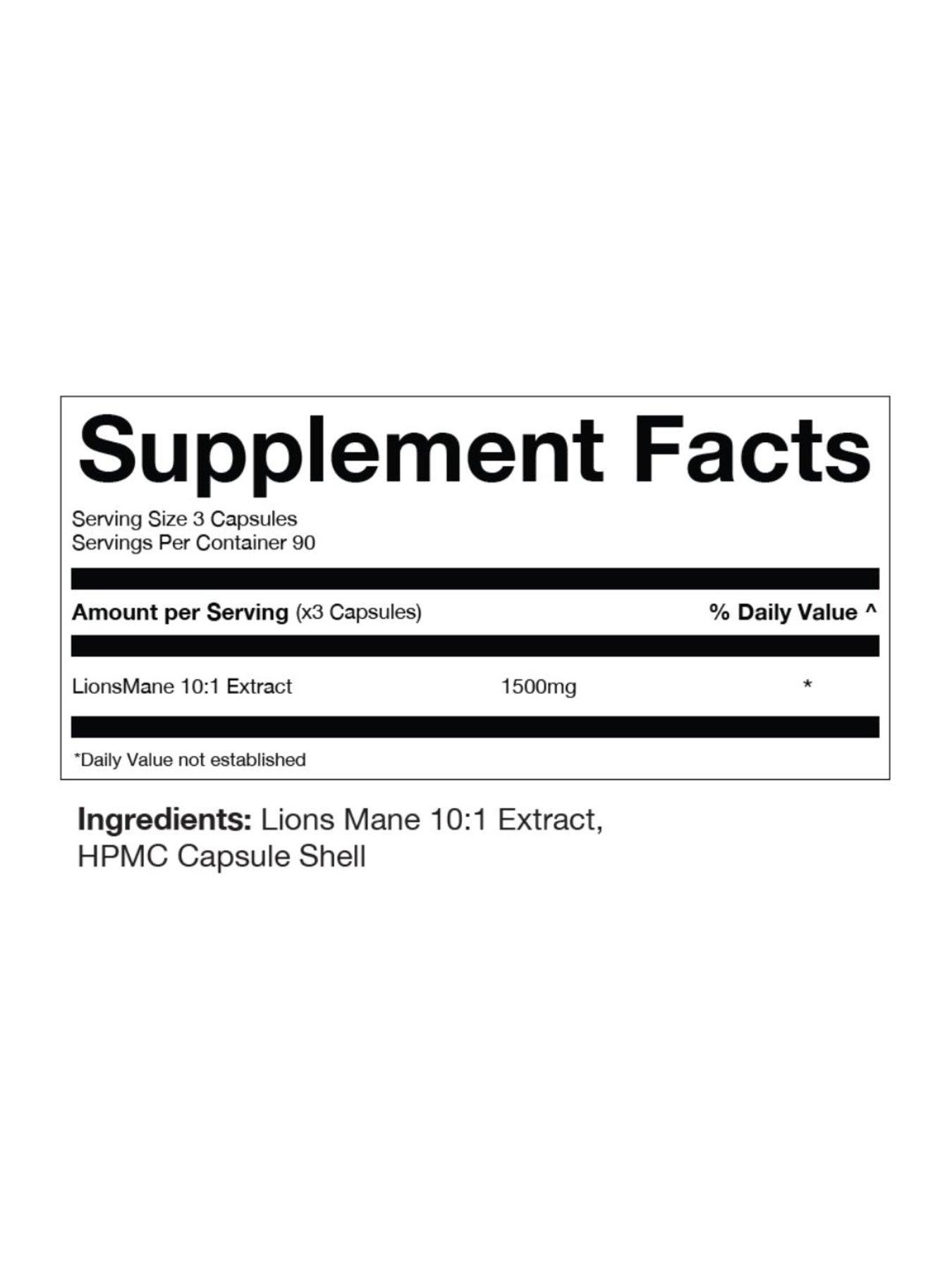 Image 6 of 6 of Ten Percent Club Brain Boost - Unflavoured - 90 capsules