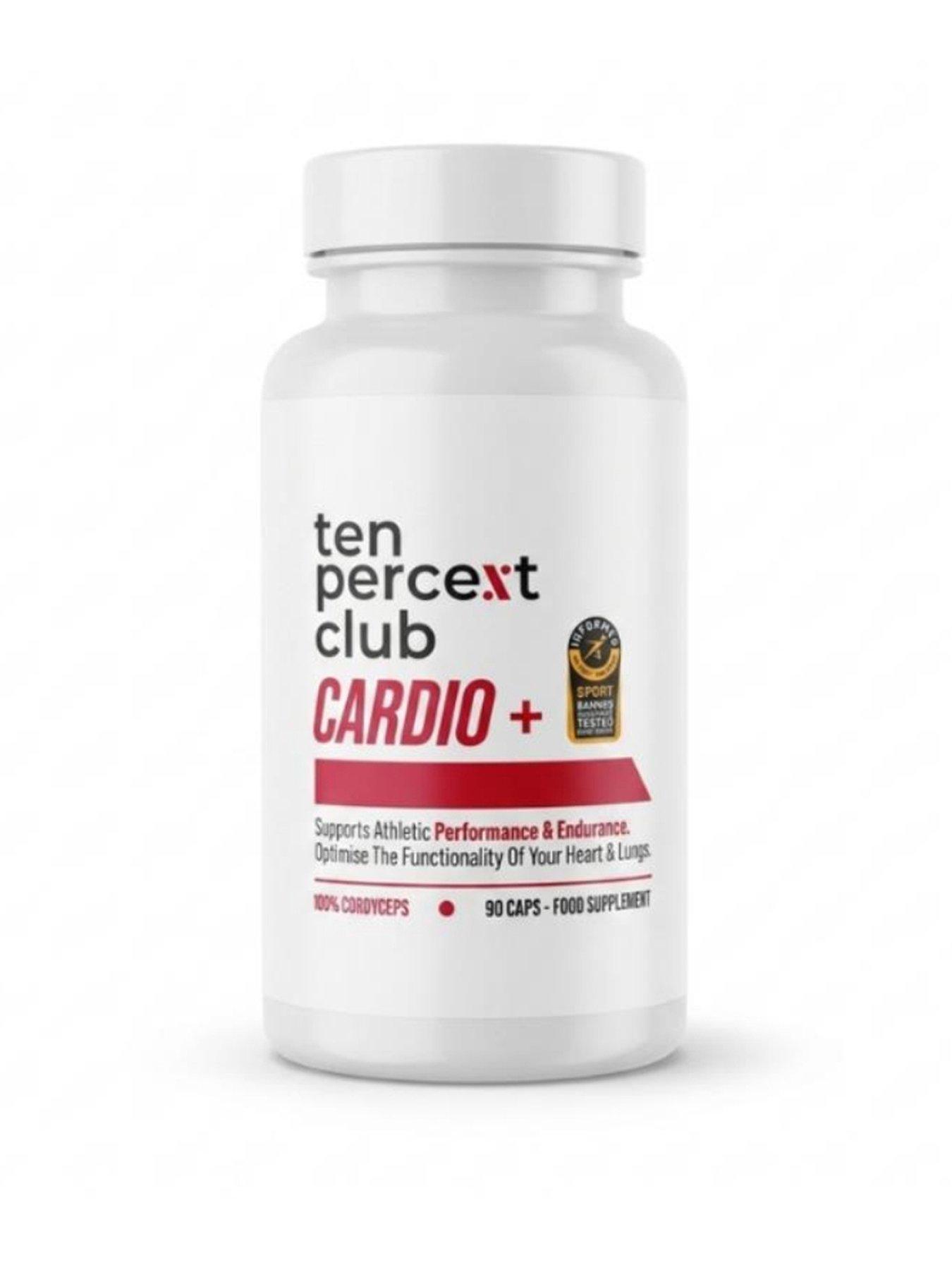 Image 1 of 6 of Ten Percent Club Cardio+ - Unflavoured - 90 capsules