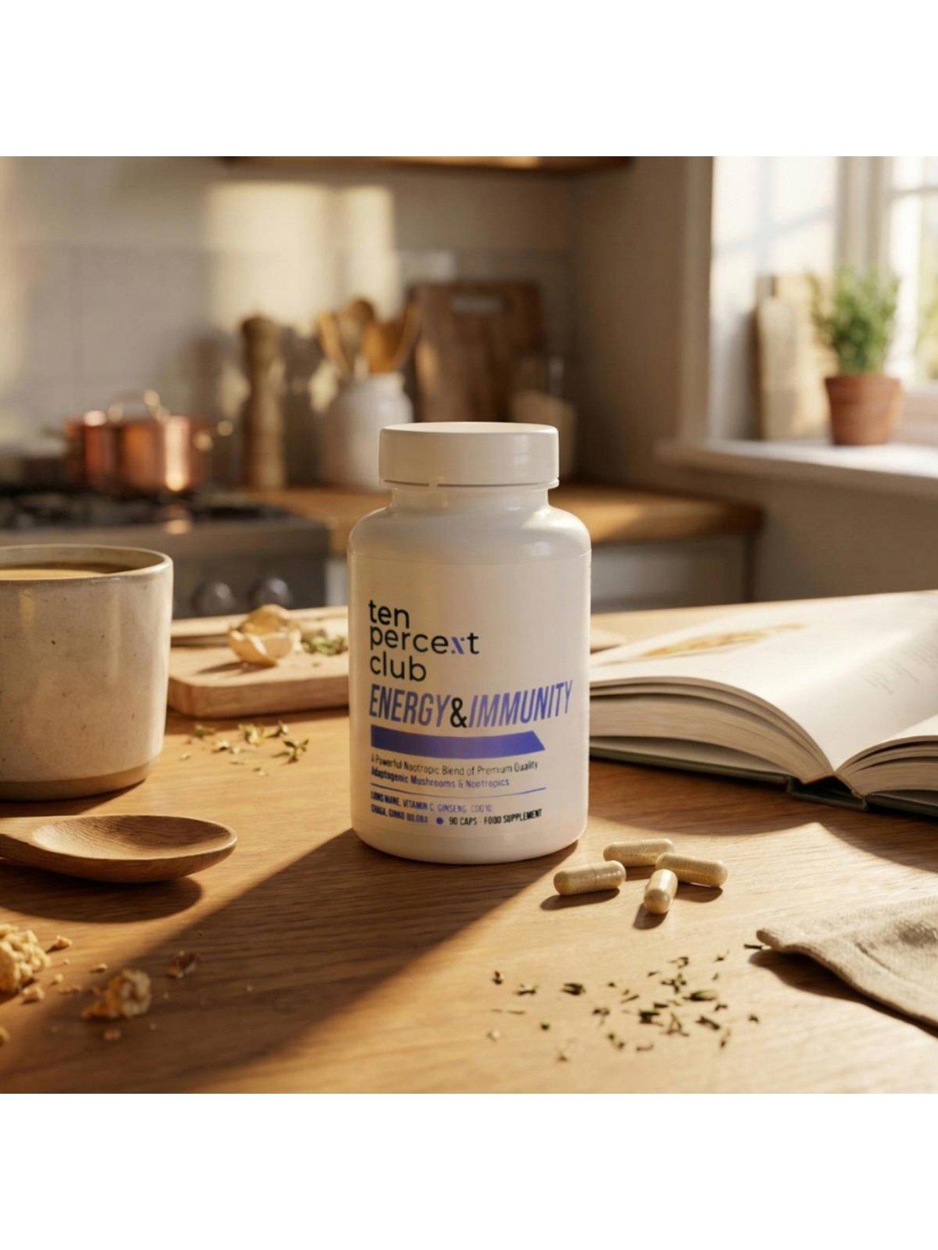 Image 3 of 5 of Ten Percent Club Energy And Immunity - Unflavoured - 90 capsules
