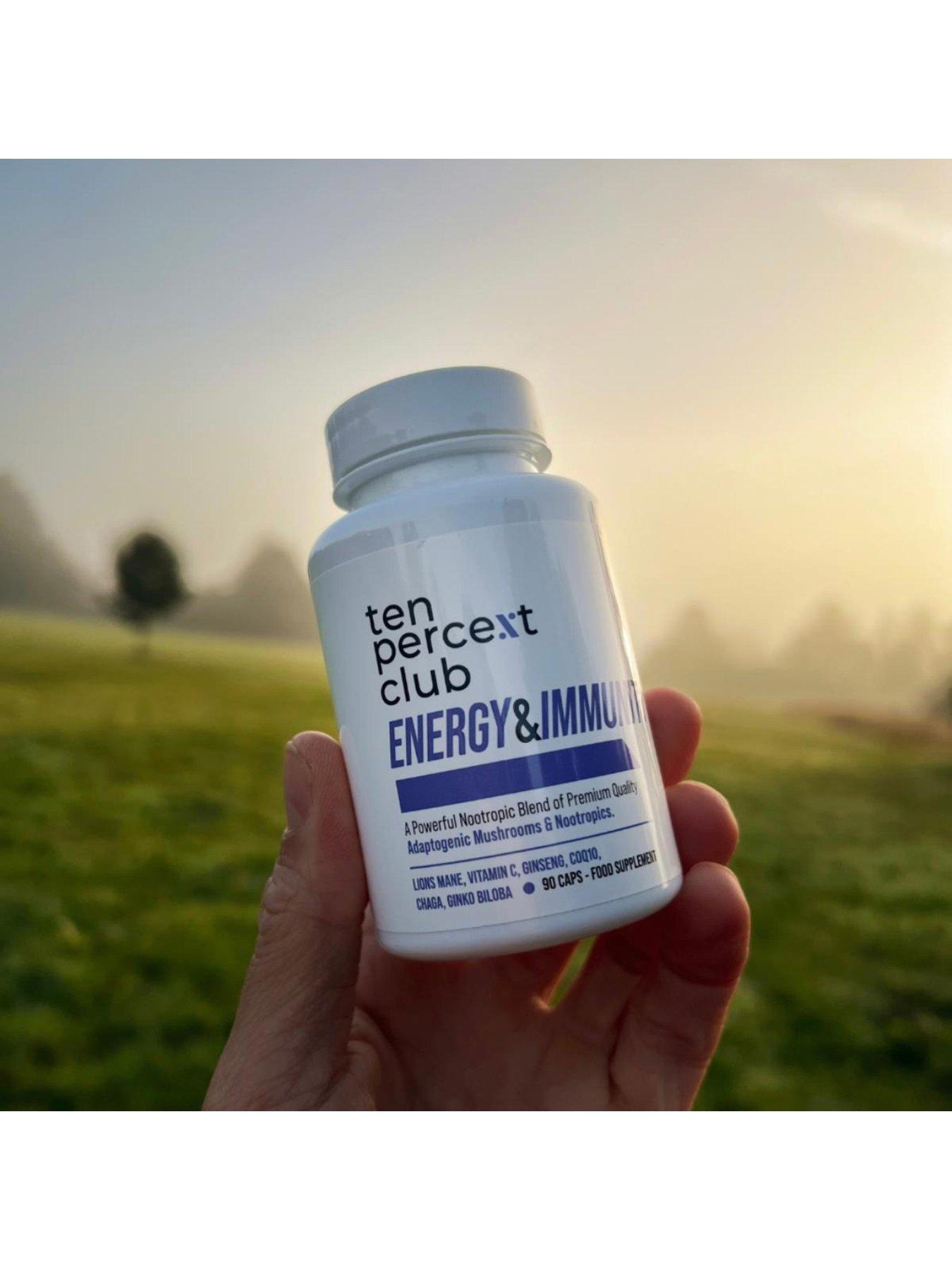 Image 4 of 5 of Ten Percent Club Energy And Immunity - Unflavoured - 90 capsules