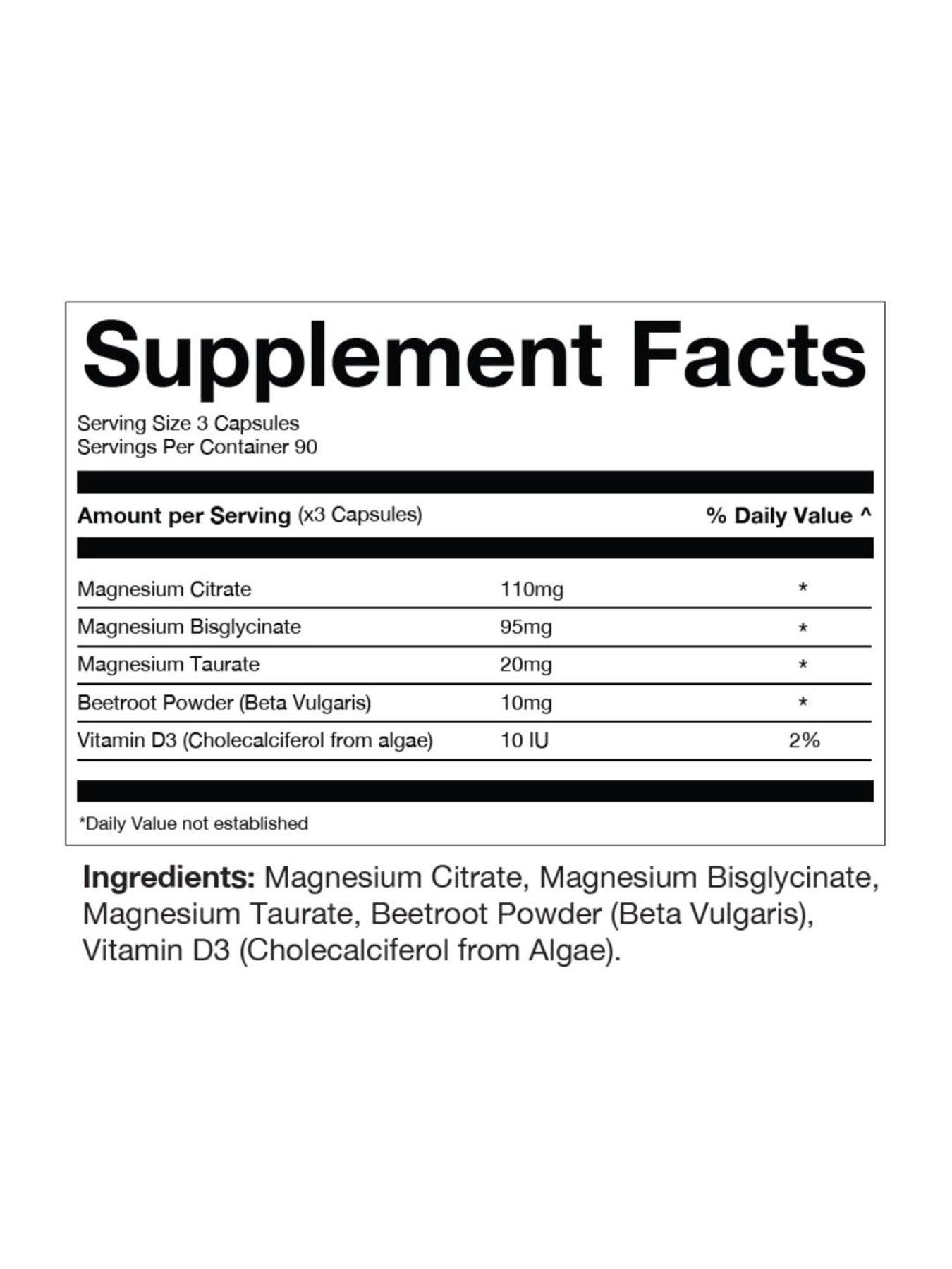 Image 6 of 6 of Ten Percent Club Super Magnesium - Unflavoured - 90 capsules