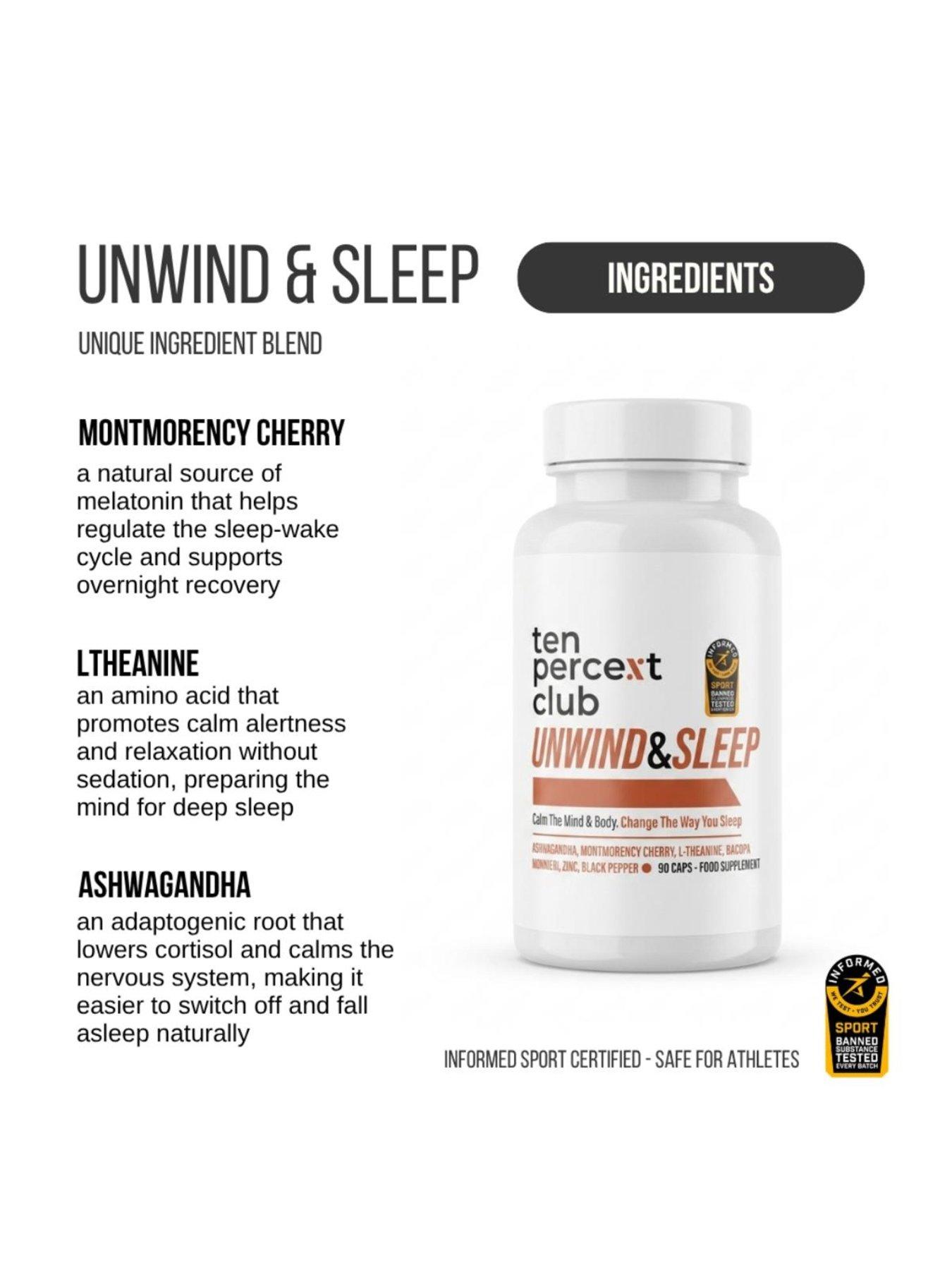 Image 2 of 6 of Ten Percent Club Unwind And Sleep - Unflavoured - 90 capsules