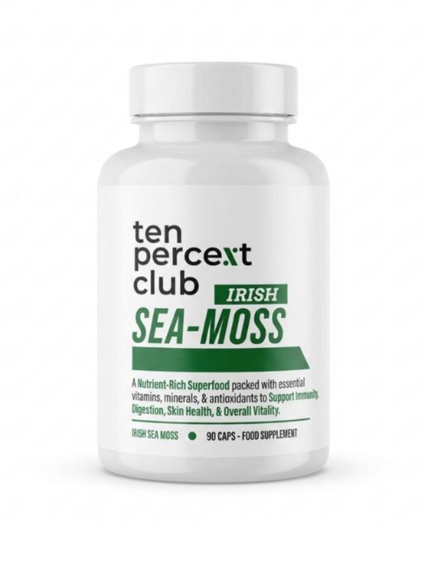 Image 1 of 6 of Ten Percent Club Irish Sea Moss - Unflavoured - 90 capsules
