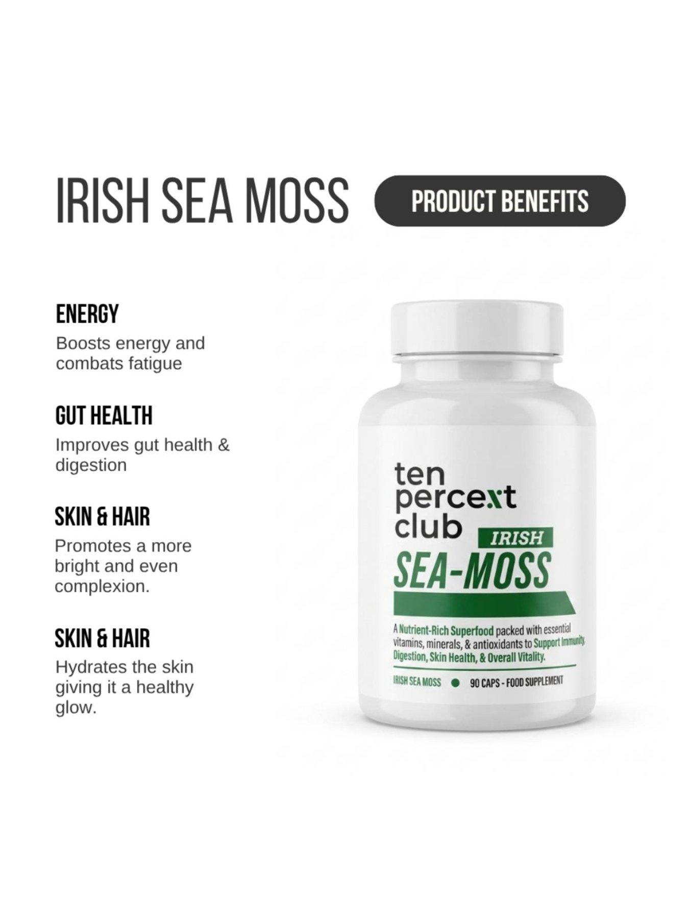 Image 2 of 6 of Ten Percent Club Irish Sea Moss - Unflavoured - 90 capsules