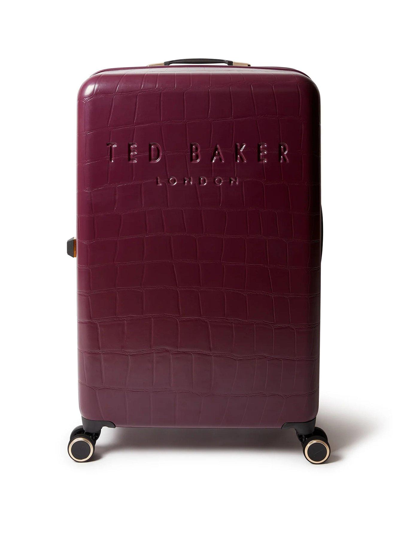 Image 1 of 6 of Ted Baker Plum Large Suitcase