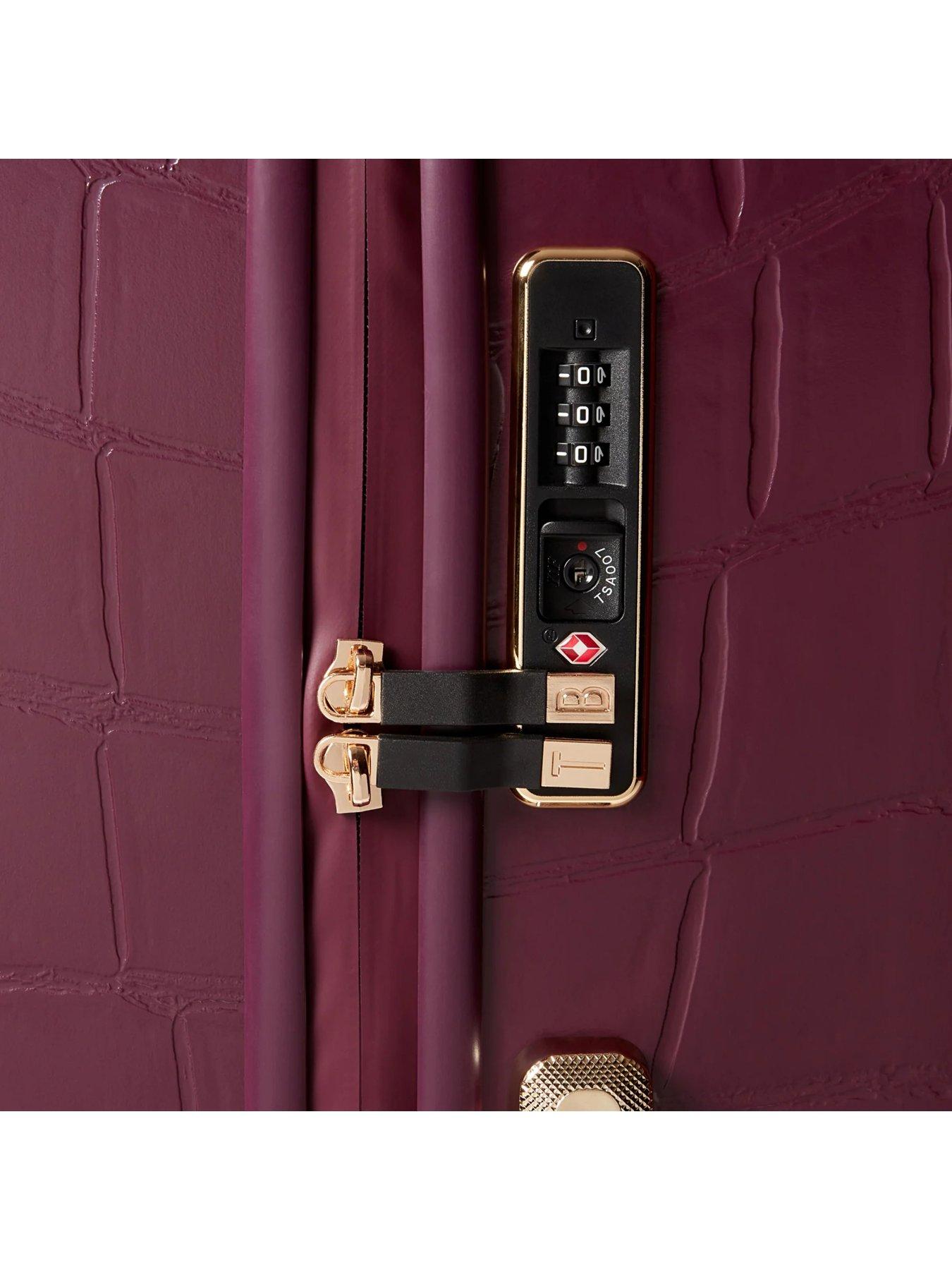 Image 5 of 6 of Ted Baker Plum Large Suitcase