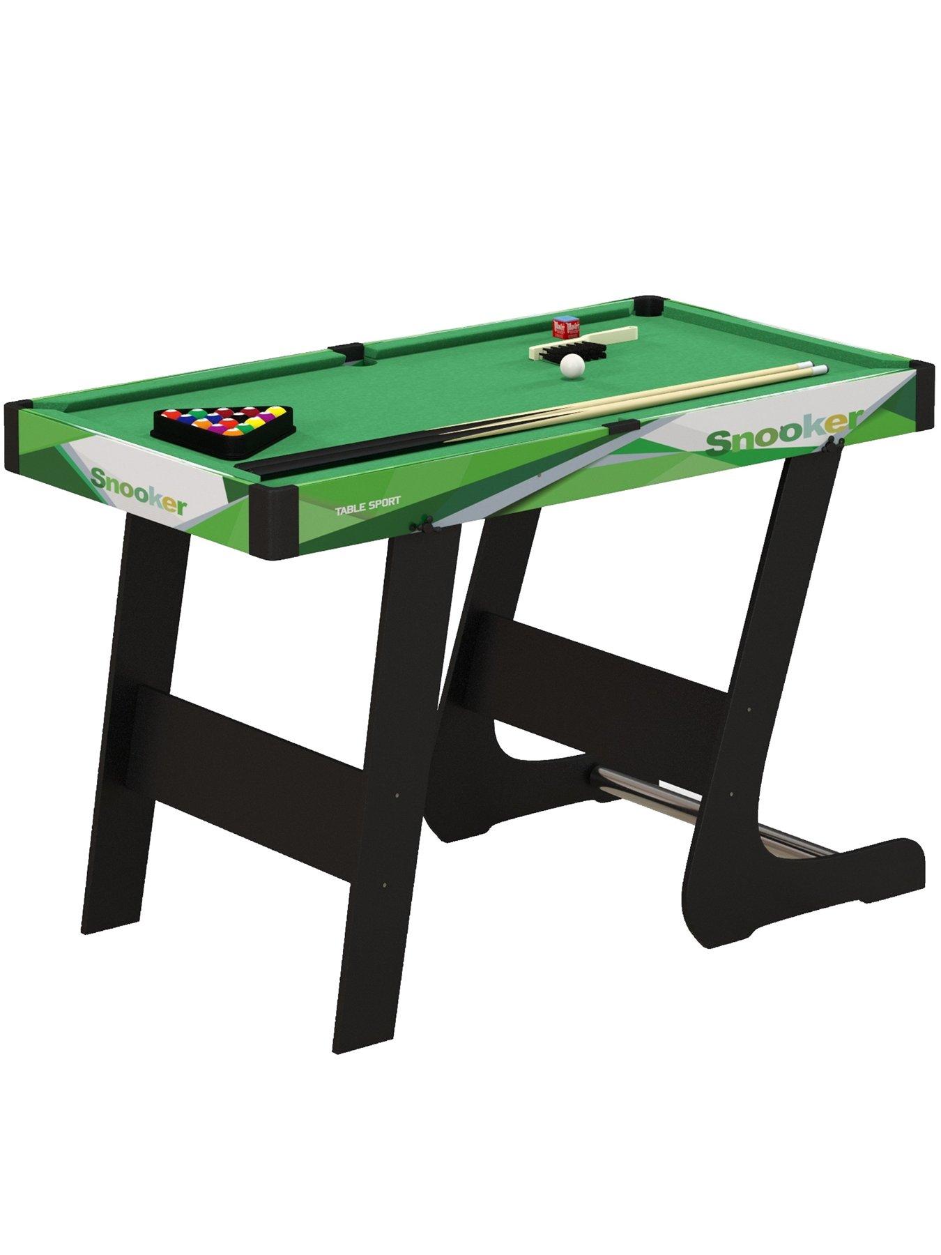 Image 2 of 7 of Sportnow 104cm Folding Pool Games Table with Cues, Balls, Chalk, Triangle, Brush