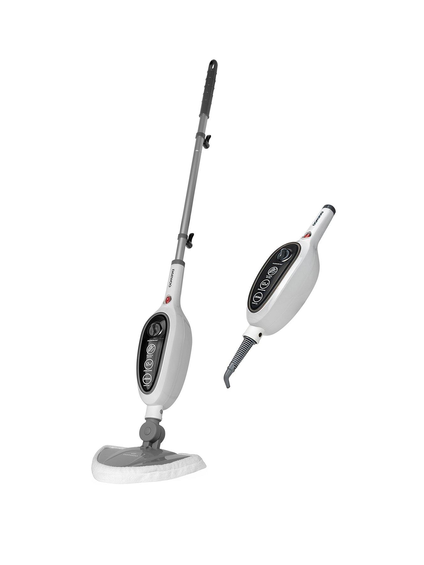 Daewoo Unisex White 12-In-1 Steam Mop Floor Cleaner Upright Handheld Carpet Window & Clothes Steamer In - Image 6