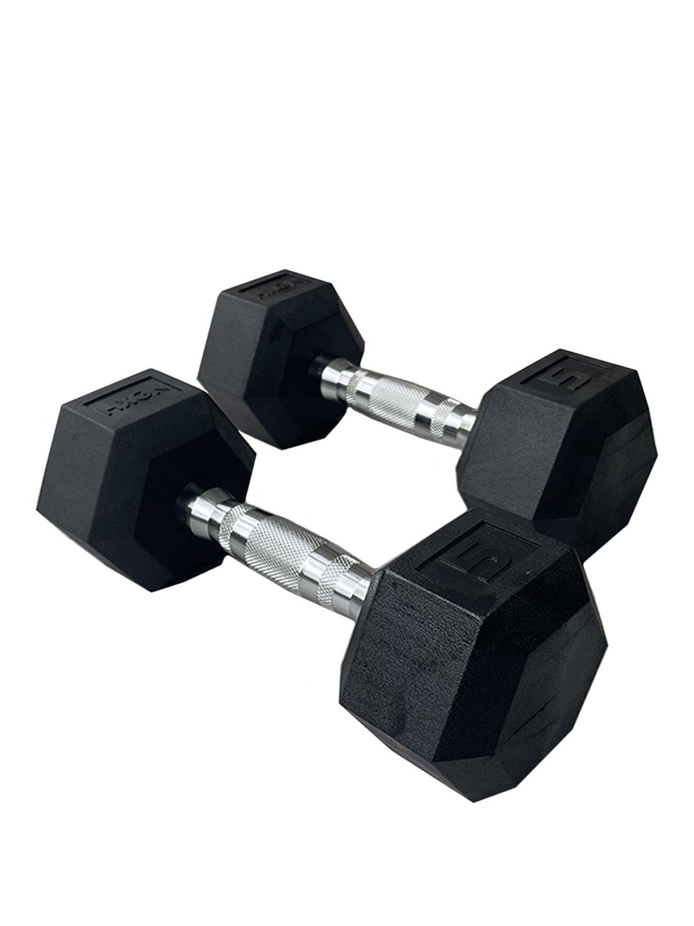 Image 1 of 6 of HXGN HXGN Pro Hex Dumbbells 2 x 5kg