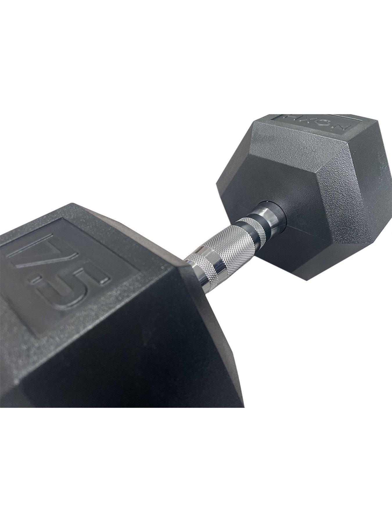 Image 3 of 6 of HXGN HXGN Pro Hex Dumbbells 2 x 17.5kg